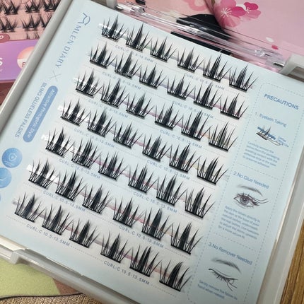 つけまつげ のり不要/MLEN DIARY/つけまつげを使ったクチコミ(6枚目)