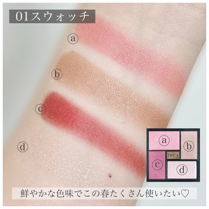 エクシア アイカラー ヴォロンテ/ALBION/アイシャドウパレットを使ったクチコミ(5枚目)