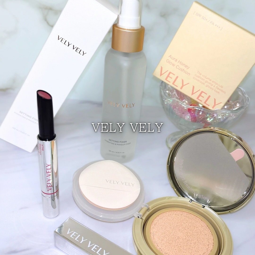 はちみつツヤ肌クッションファンデ/VELY VELY/クッションファンデーションを使ったクチコミ（1枚目）