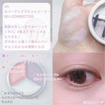 カバーアッププロコンシーラー/TFIT/パレットコンシーラーを使ったクチコミ(2枚目)