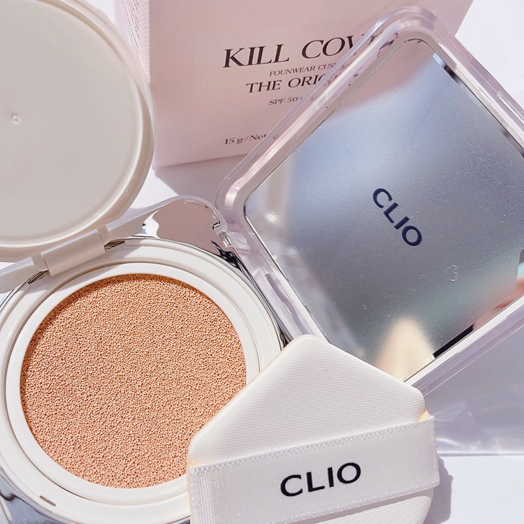 キル カバー ファンウェア クッション ザ オリジナル/CLIO/クッションファンデーションを使ったクチコミ（3枚目）