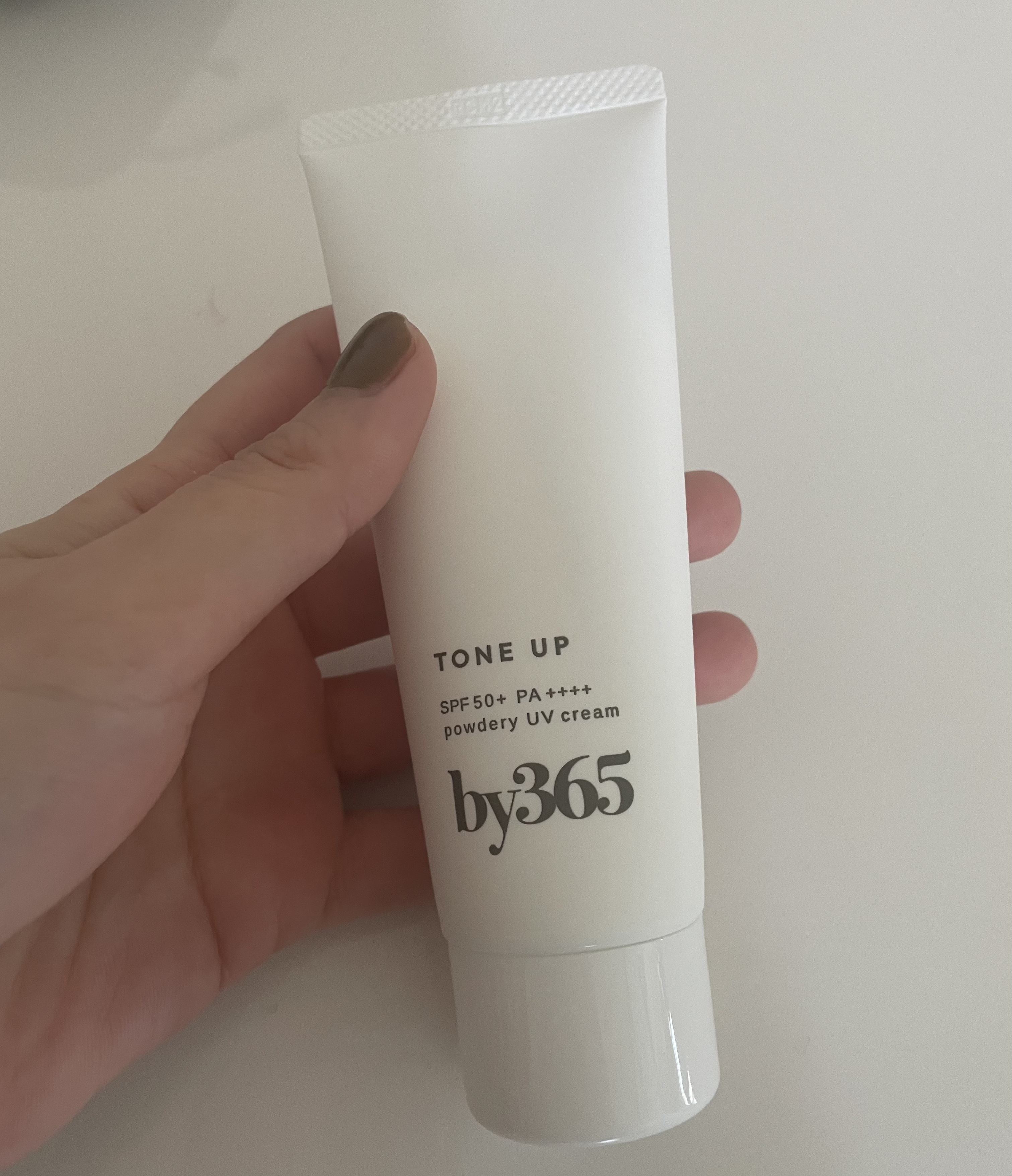 by365 パウダリーUVクリーム トーンアップ/ナリスアップ/日焼け止め・UVケアを使ったクチコミ（1枚目）