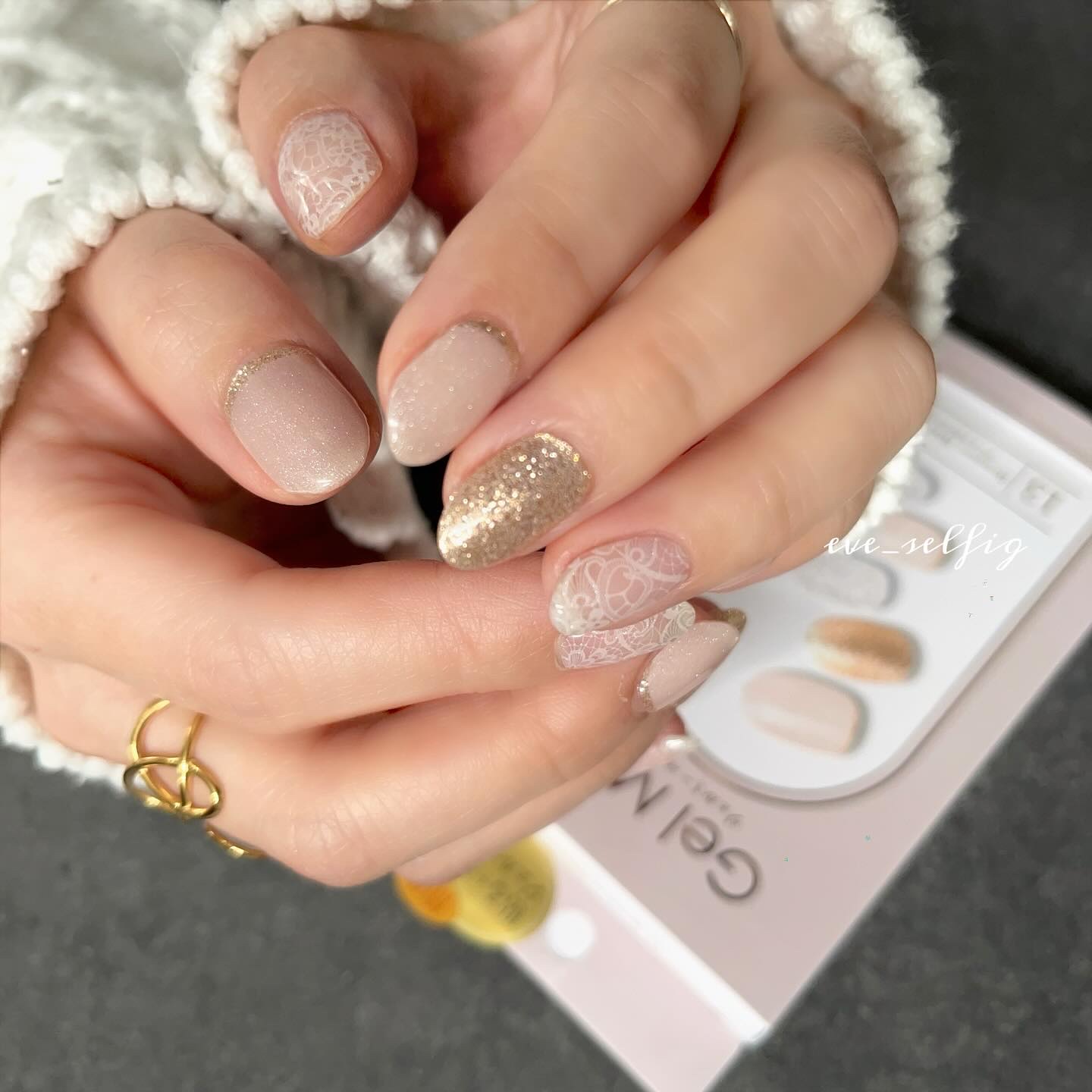 ジェルミーペタリー/ジェルミーワン/ネイルシールを使ったクチコミ（2枚目）