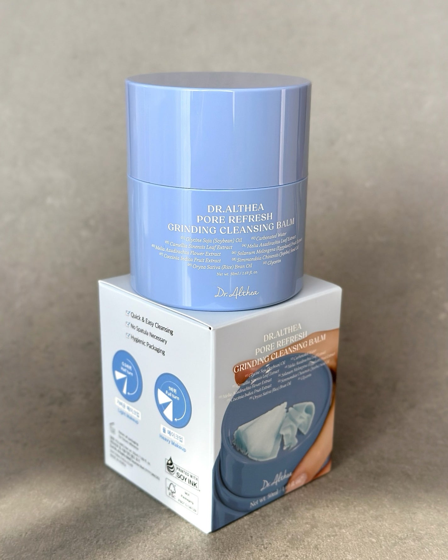 ポアリフレッシュグラインディングクレンジングバーム/Dr.Althea/クレンジングバームを使ったクチコミ(2枚目)