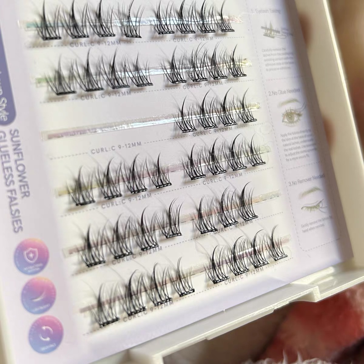 つけまつげ のり不要/MLEN DIARY/つけまつげを使ったクチコミ（3枚目）