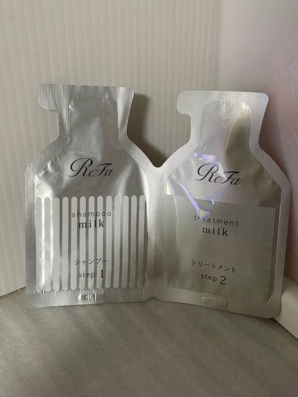 リファミルクプロテインシャンプー/トリートメント/ReFa/シャンプー・コンディショナーを使ったクチコミ(1枚目)