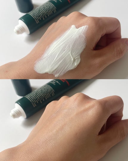 グリーンコレックティングサンベース/BROOKESIA/日焼け止めクリームを使ったクチコミ(4枚目)