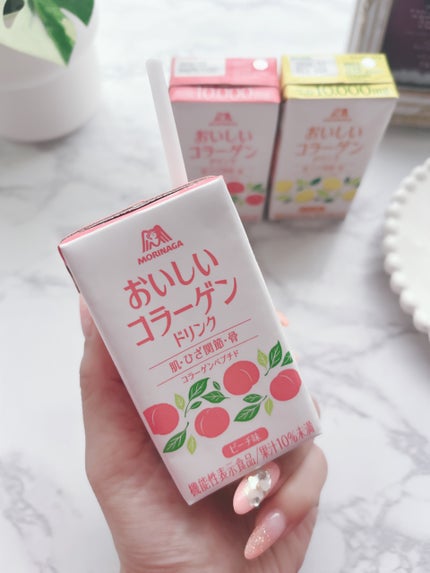 おいしいコラーゲンドリンク/森永製菓/美容ドリンクを使ったクチコミ(2枚目)