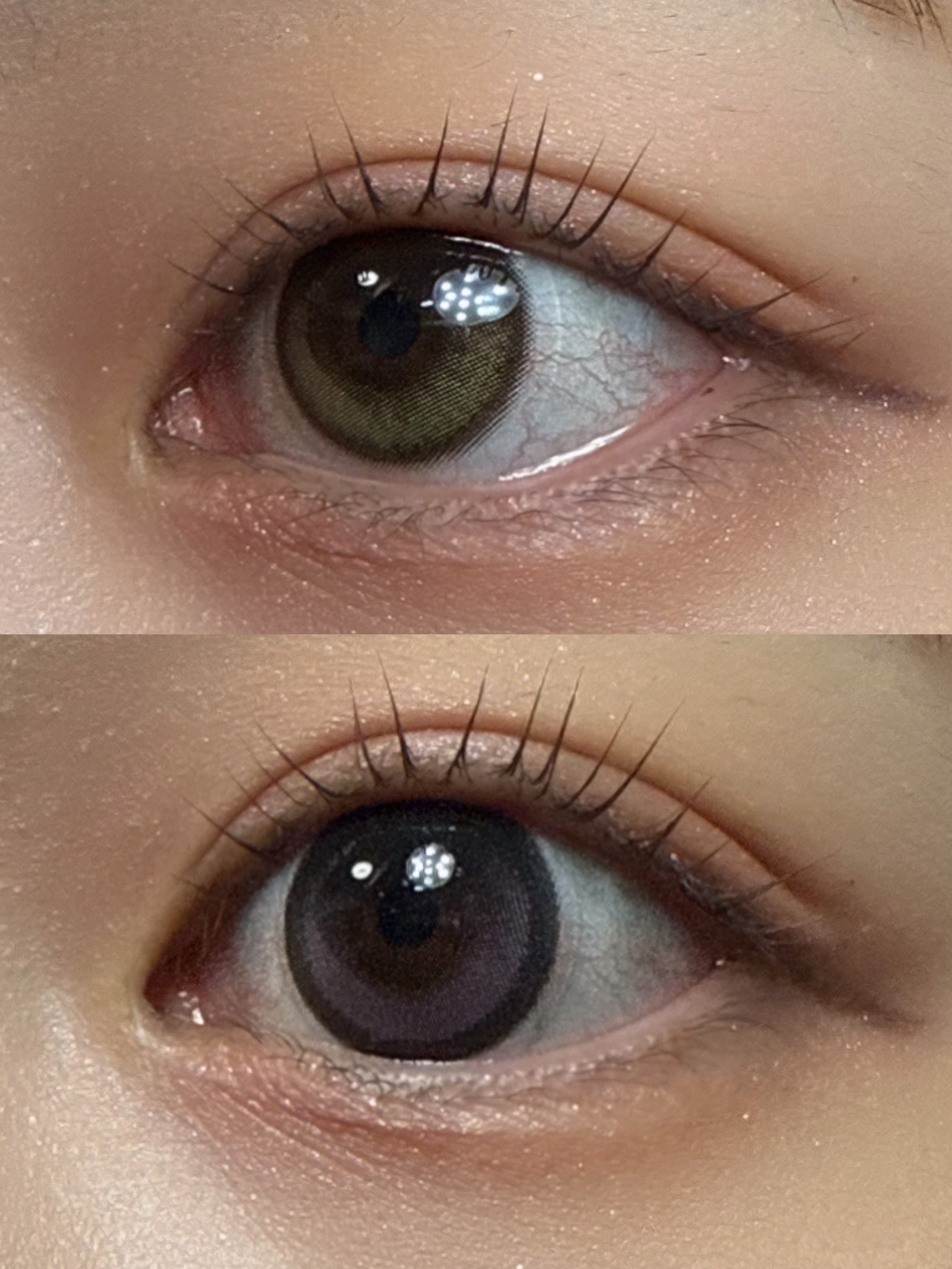 Glowy 1day/OLENS/ワンデー（１DAY）カラコンを使ったクチコミ（2枚目）