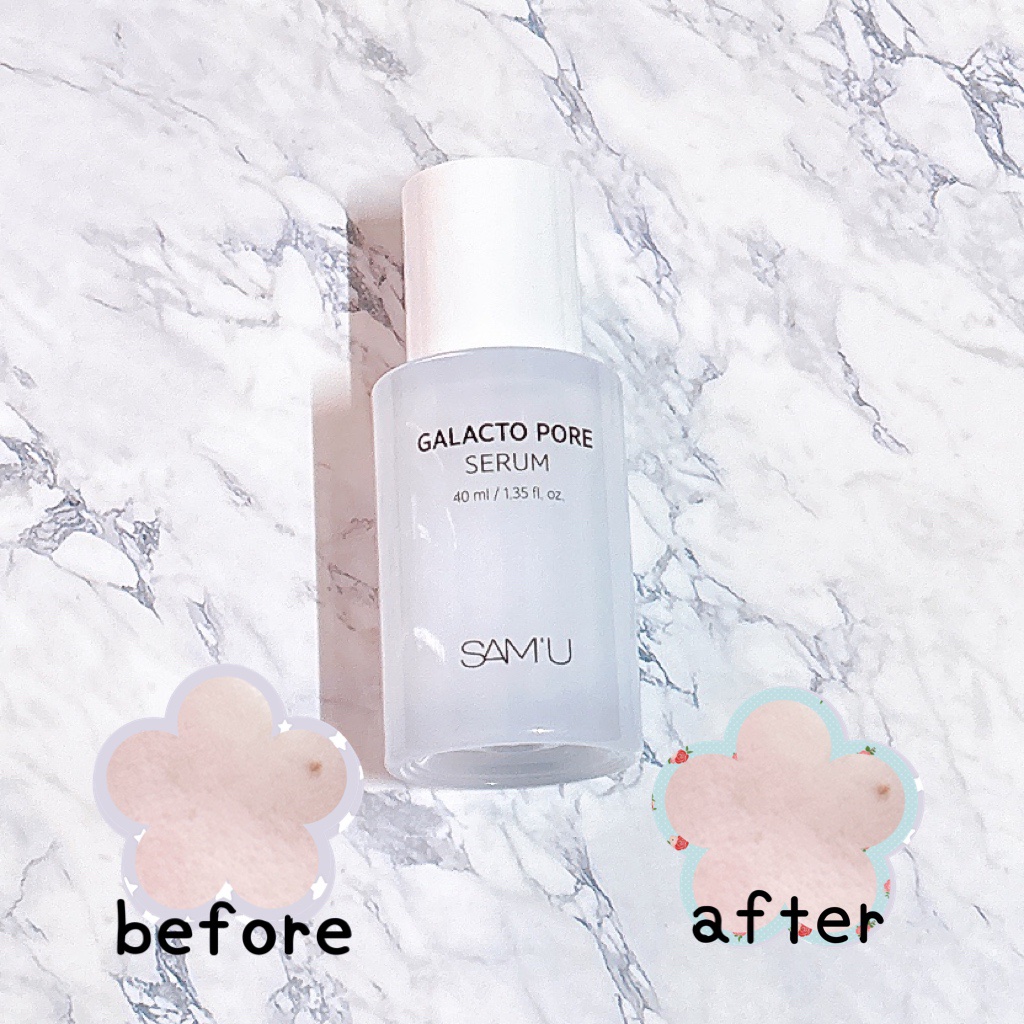 サミュ ガラクトポア セラム/SAM'U/美容液を使ったクチコミ（3枚目）