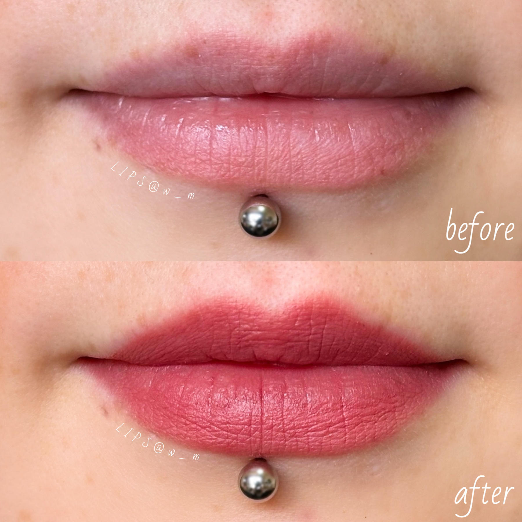 ゼロマットリップスティック 22 モーブビーンズ(Mauve Beans)/rom&nd/口紅を使ったクチコミ（2枚目）