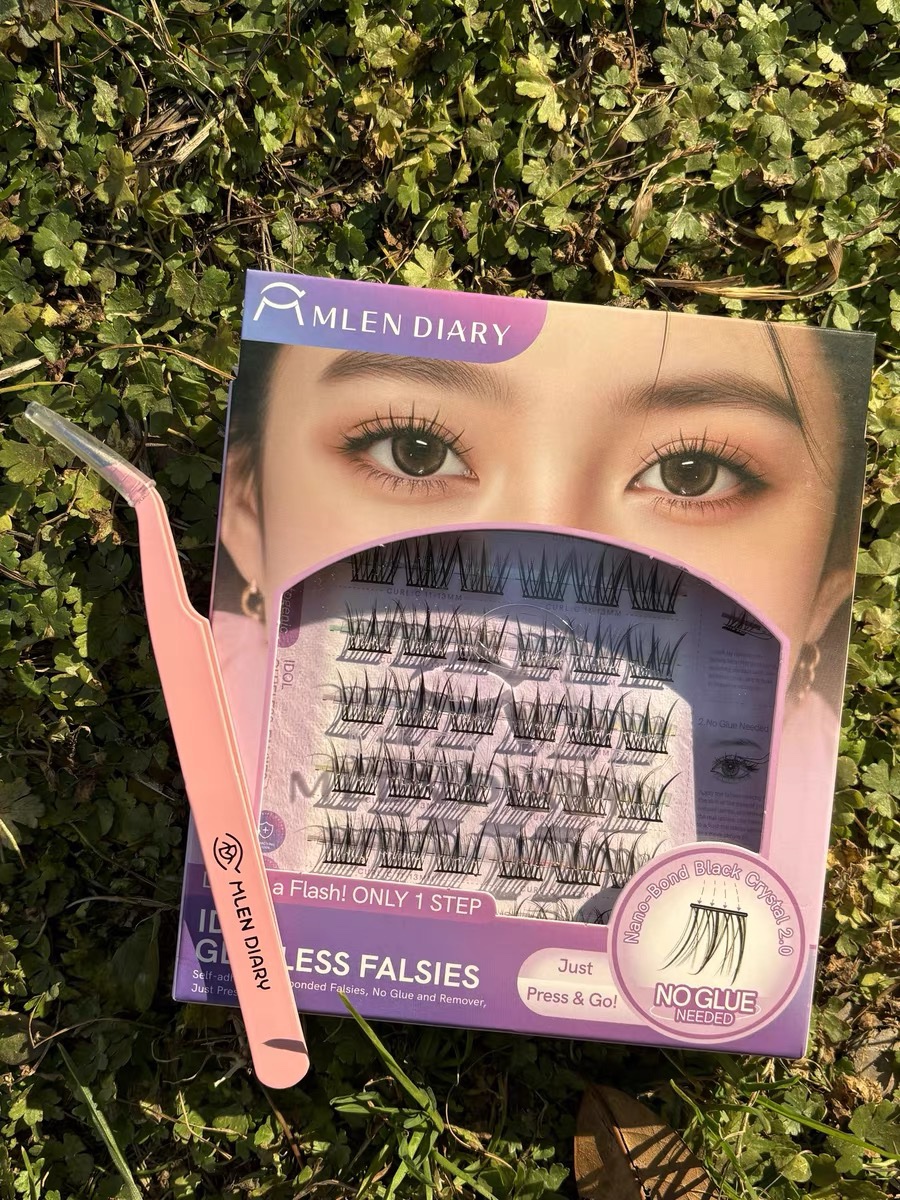 つけまつげ のり不要/MLEN DIARY/つけまつげを使ったクチコミ（1枚目）