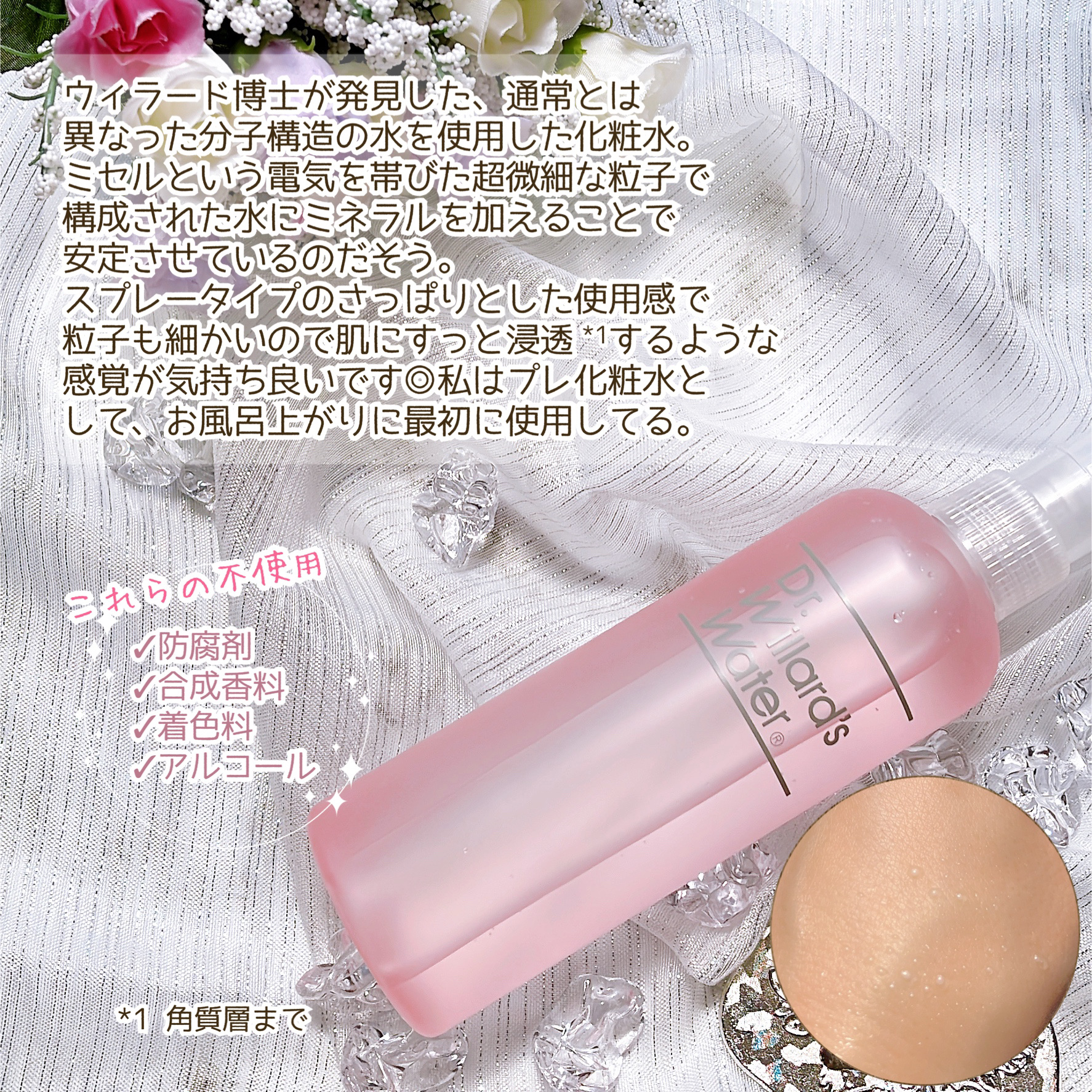 Dr.ウィラード・ウォーター/Dr.ウィラード・ウォーター/ミスト状化粧水を使ったクチコミ（3枚目）