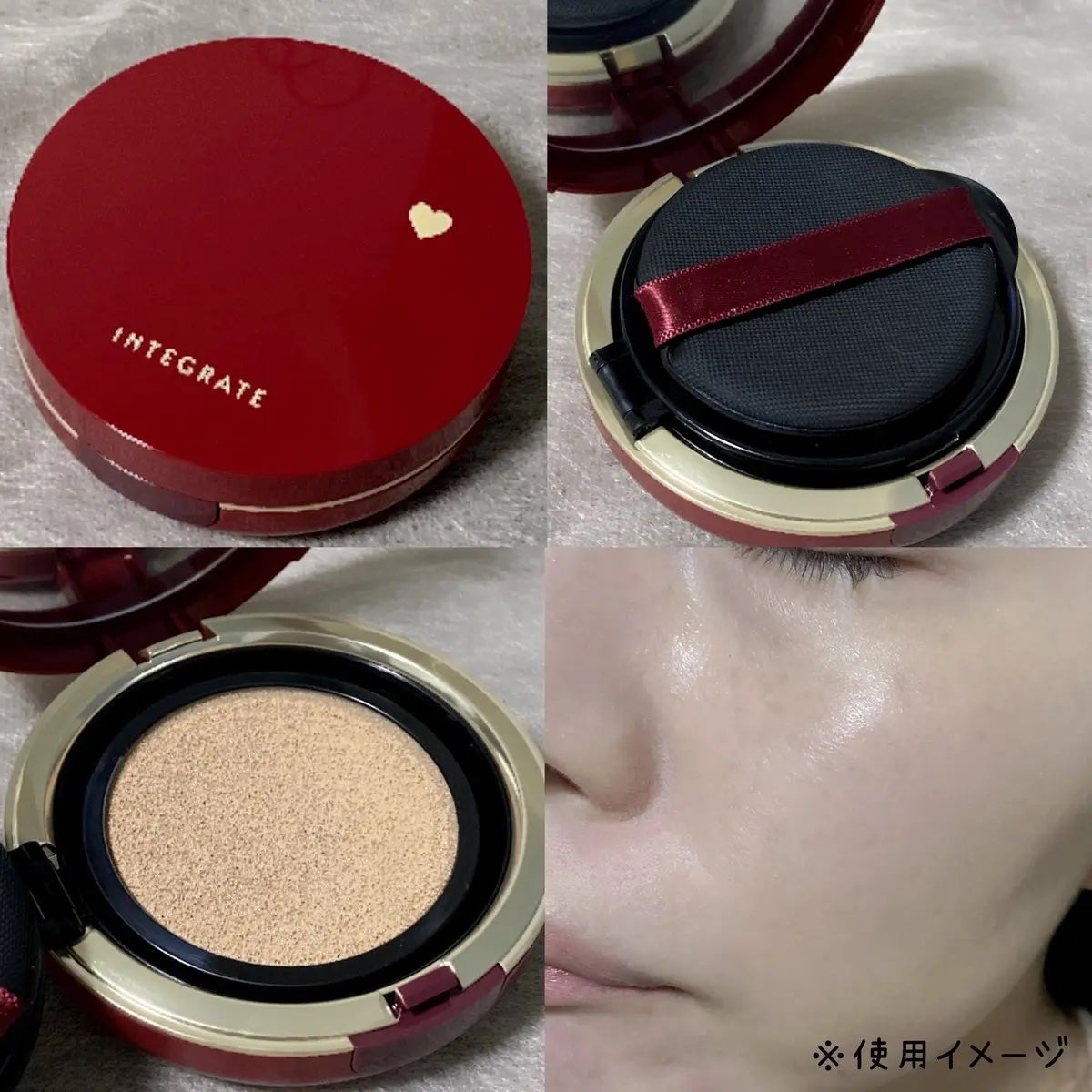 インテグレート プロフィニッシュクッション/インテグレート/クッションファンデーションを使ったクチコミ(4枚目)