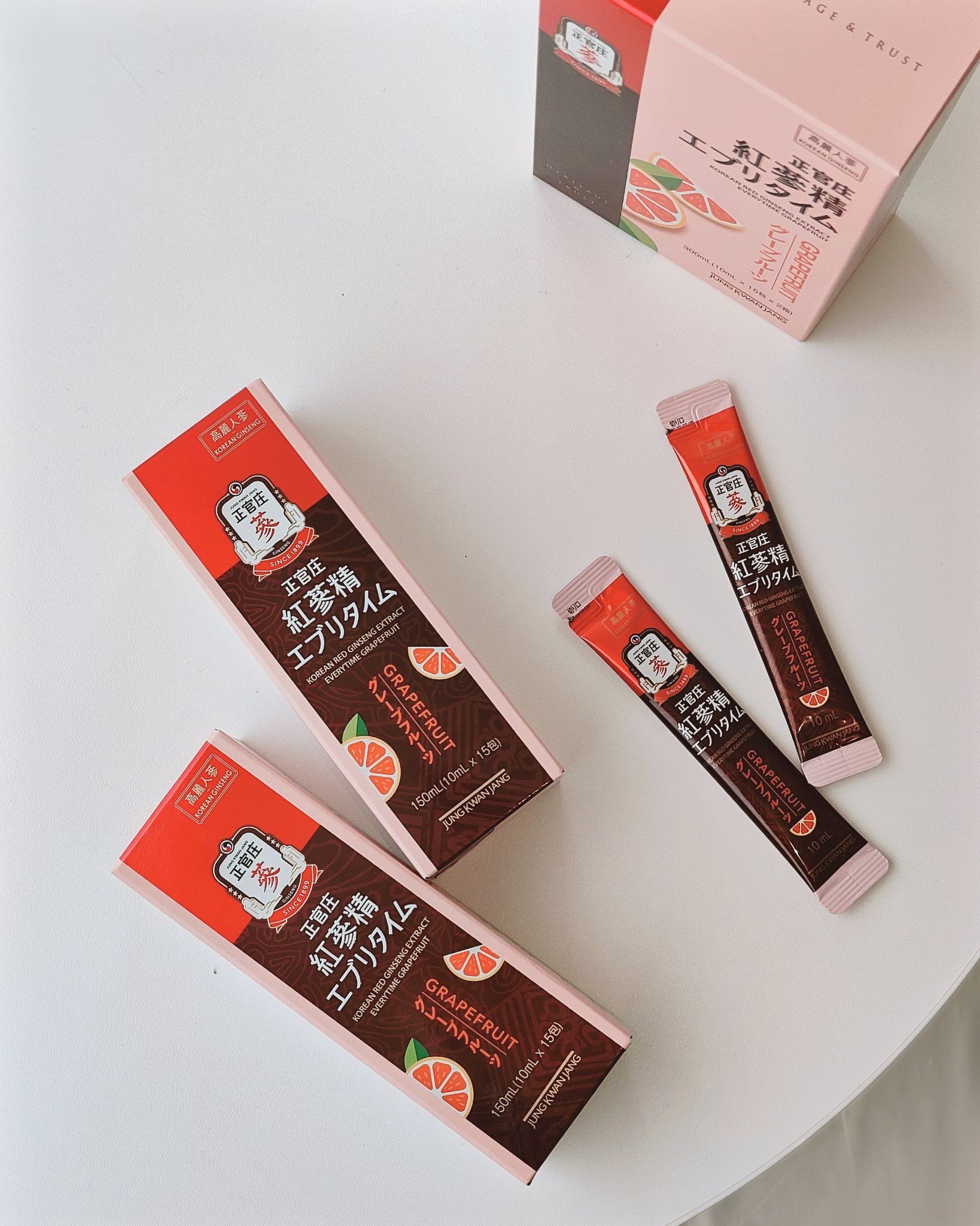 紅参精 エブリタイムグレープフルーツ/正官庄/健康サプリメントを使ったクチコミ（2枚目）