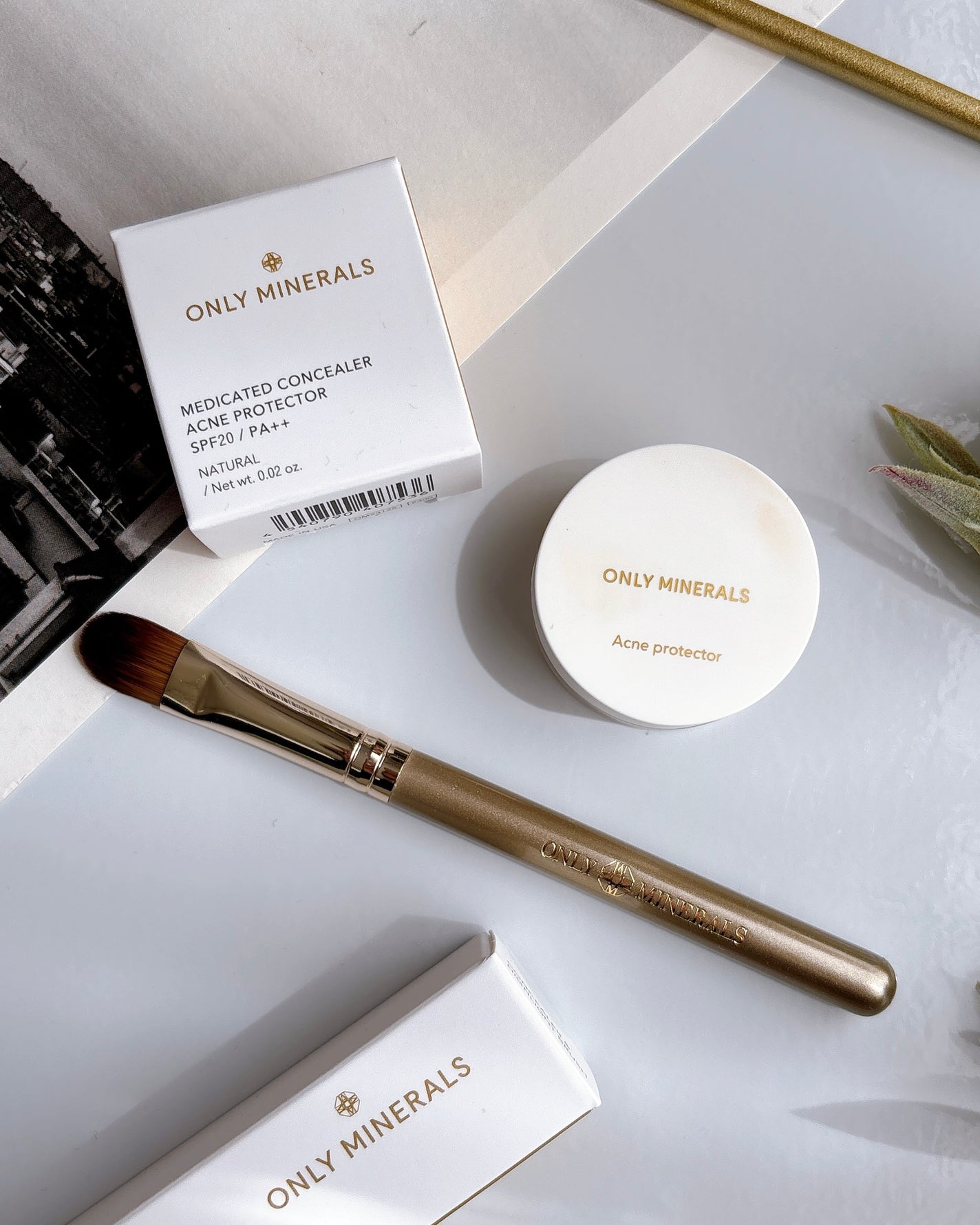 薬用コンシーラー アクネプロテクター/ONLY MINERALS/パウダーコンシーラーを使ったクチコミ(5枚目)
