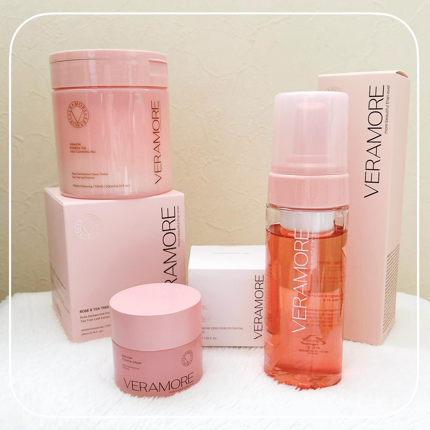 ローズ＆ティーツリー バブル ディープ クレンジングフォーム/VERAMORE/洗顔フォームを使ったクチコミ（1枚目）