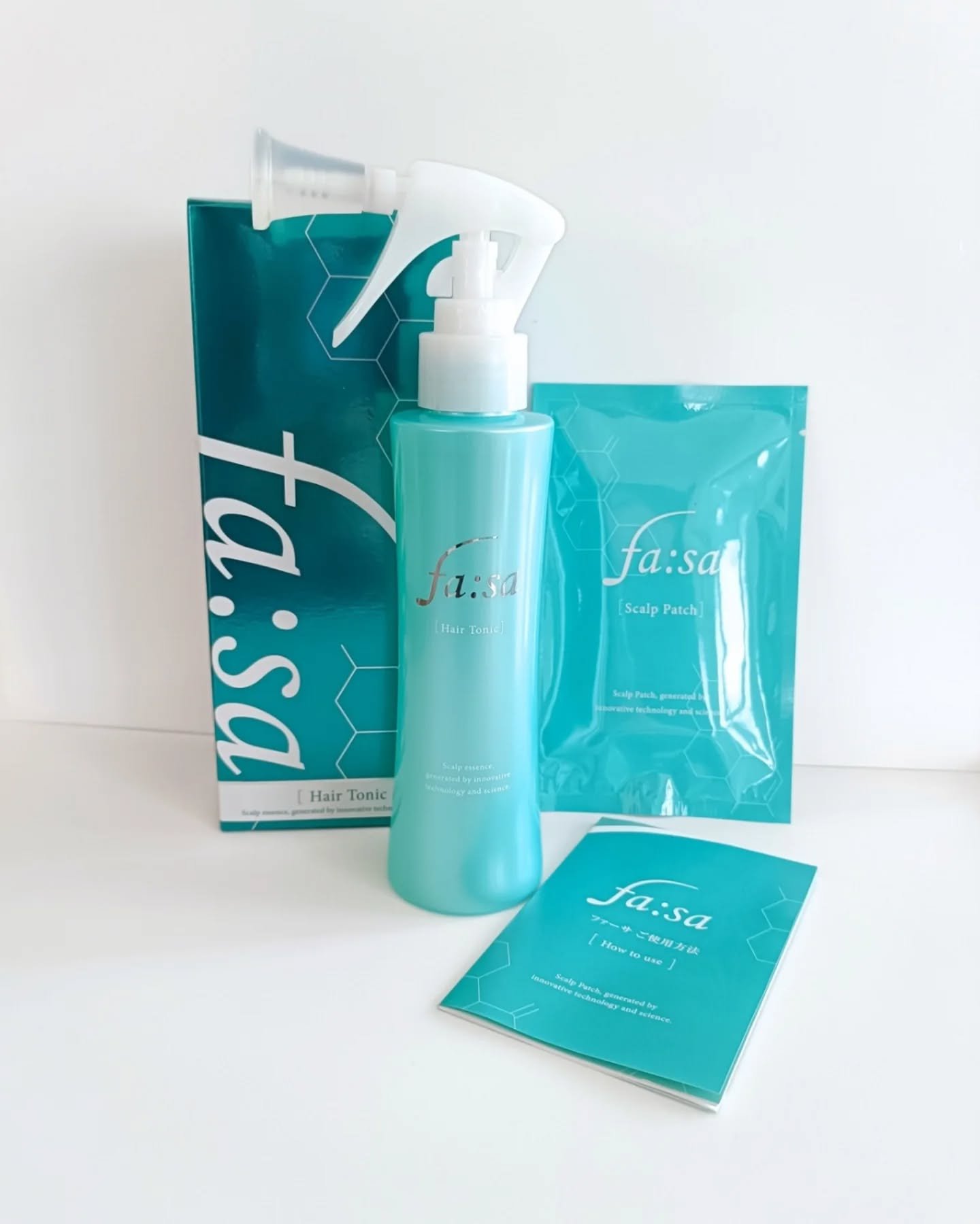 スペシャルケアセット(スキャルプパッチ/育毛トニック)/fasa/頭皮ローションを使ったクチコミ（1枚目）