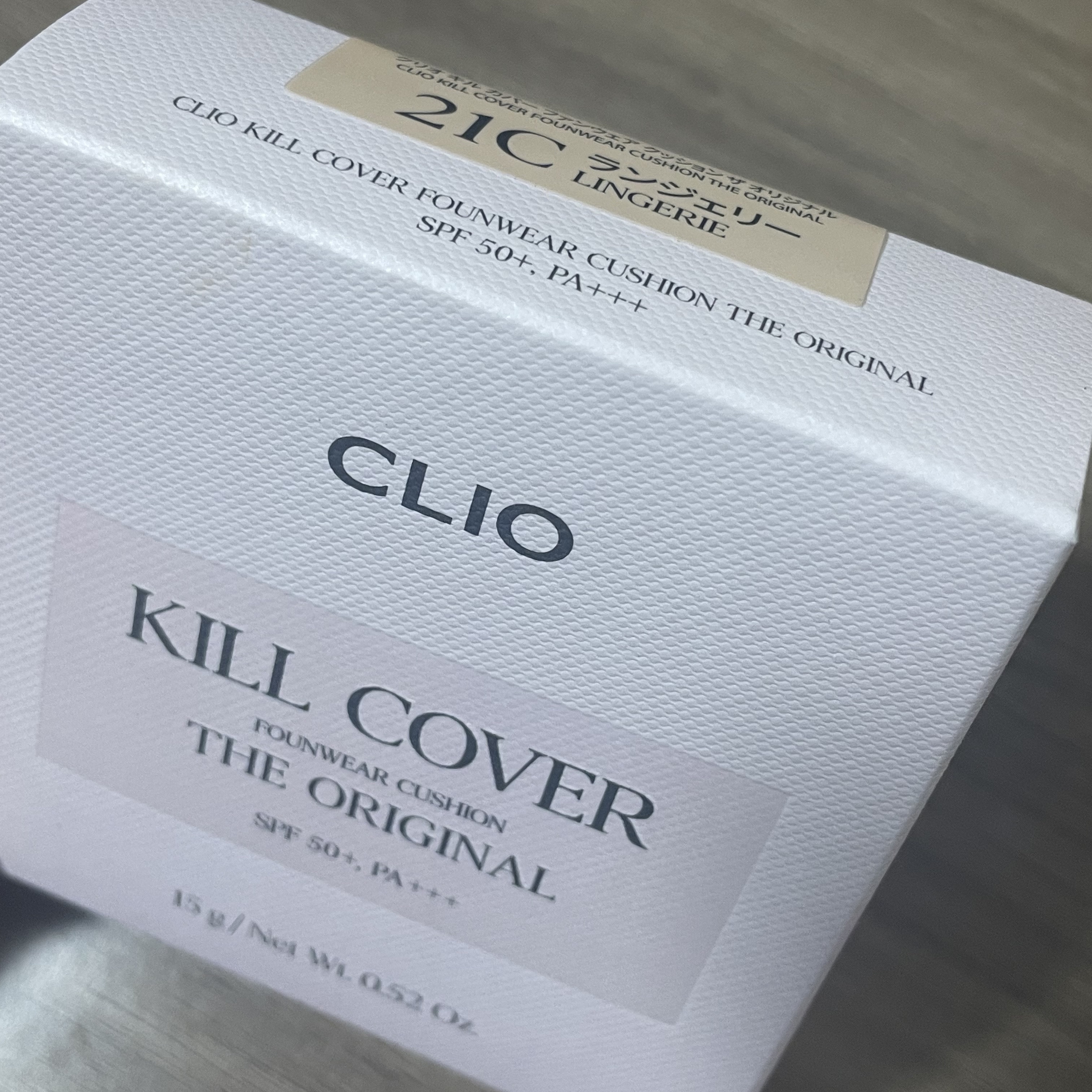 キル カバー ファンウェア クッション ザ オリジナル/CLIO/クッションファンデーションを使ったクチコミ（2枚目）