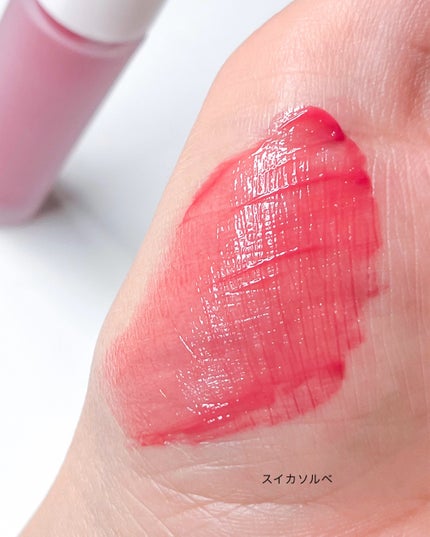 リップガーディアン グロウラッピングフローズン 01 ピンクレモネードソルベ/LIPGUARDIAN/リップティントを使ったクチコミ(3枚目)