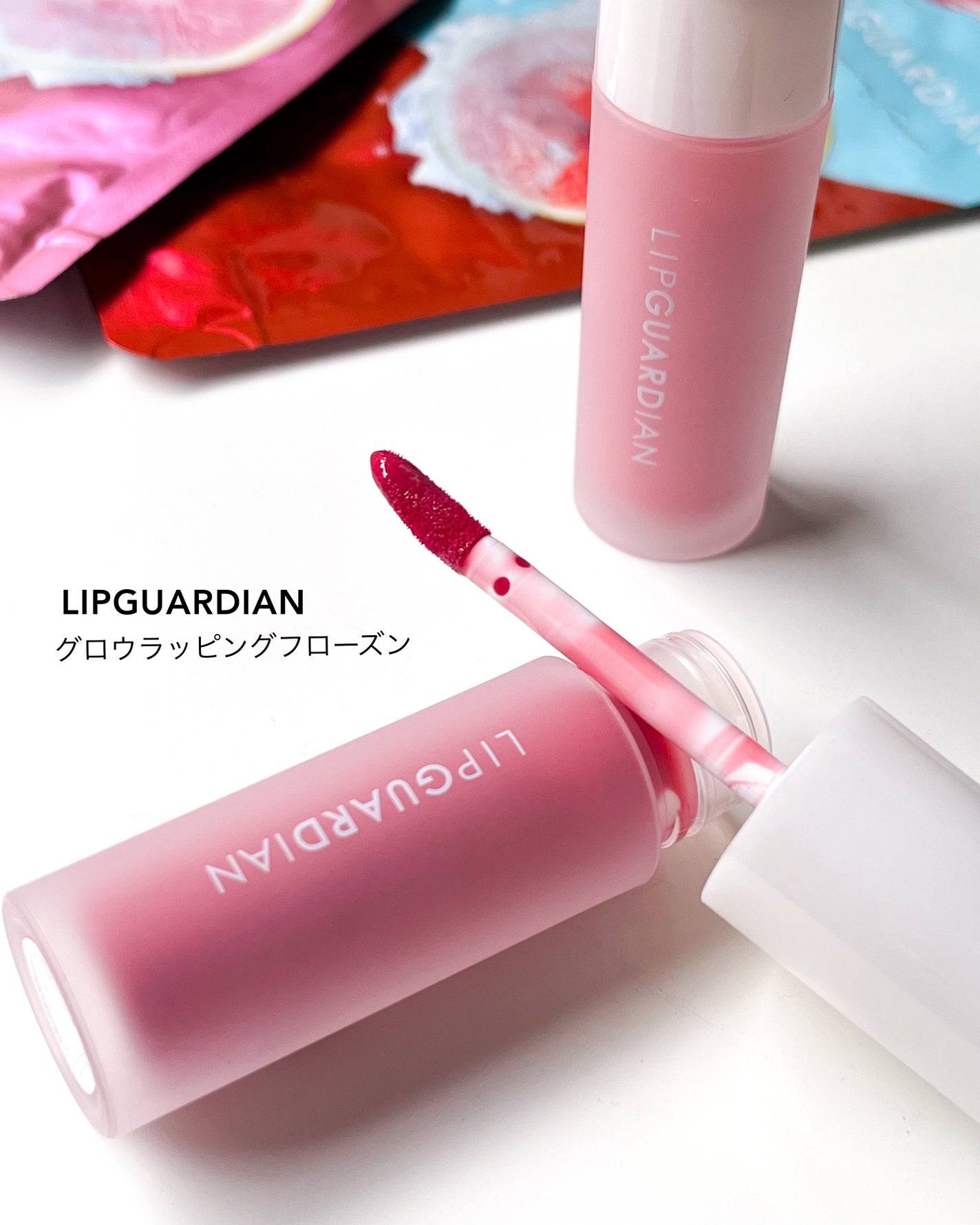 リップガーディアン グロウラッピングフローズン/LIPGUARDIAN/リップティントを使ったクチコミ(6枚目)
