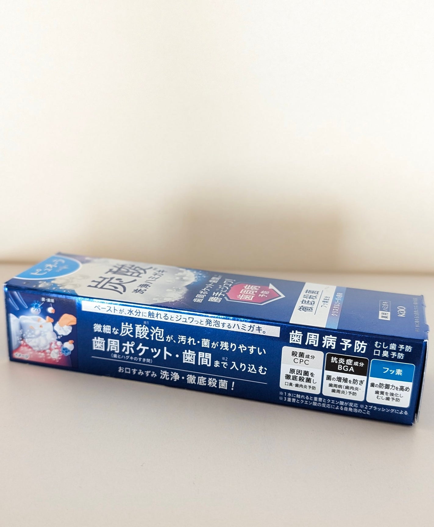 ピュオーラ 炭酸ハミガキ【医薬部外品】/ピュオーラ/歯磨き粉を使ったクチコミ(2枚目)