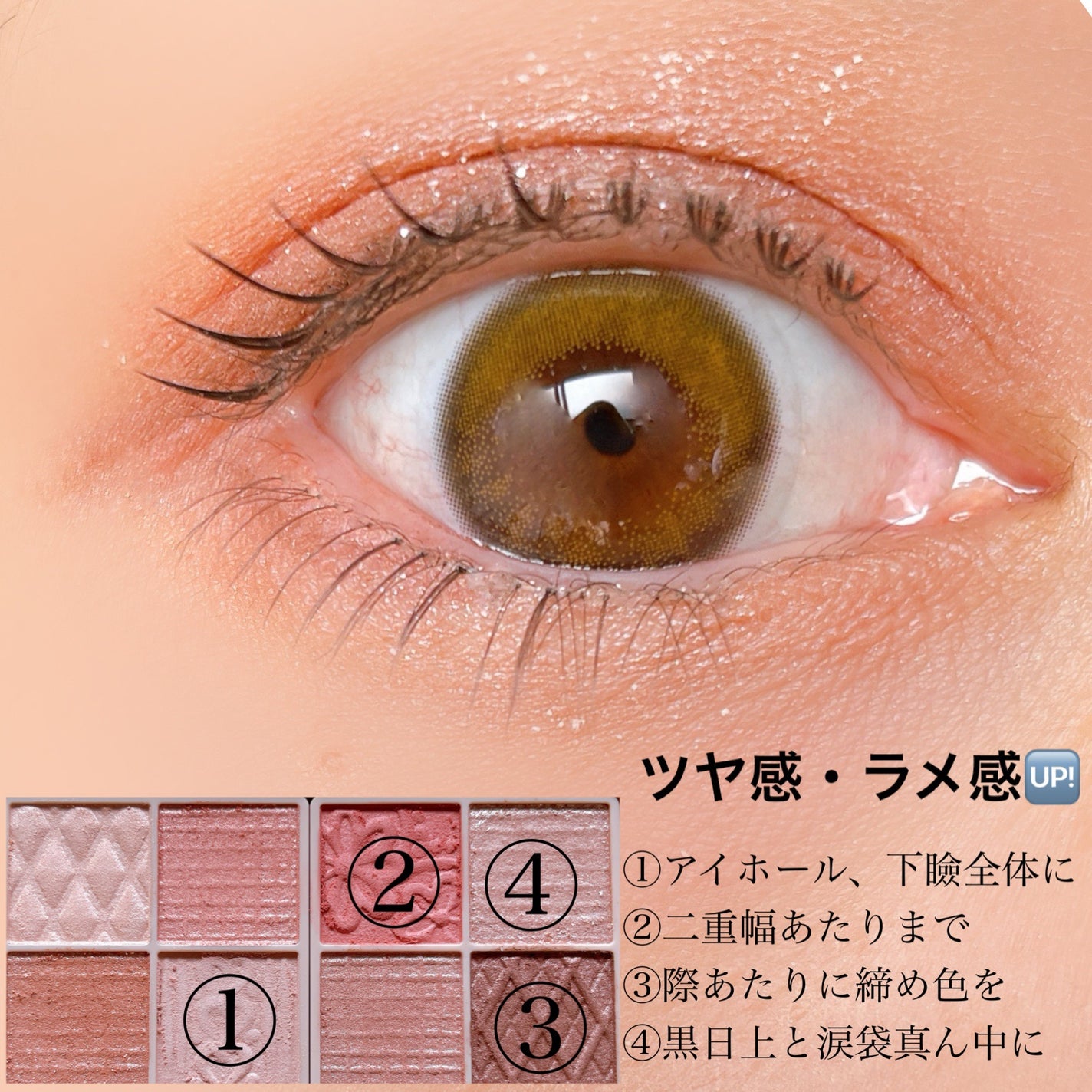 プティパレットアイズ/キャンメイク/パウダーアイシャドウを使ったクチコミ(7枚目)