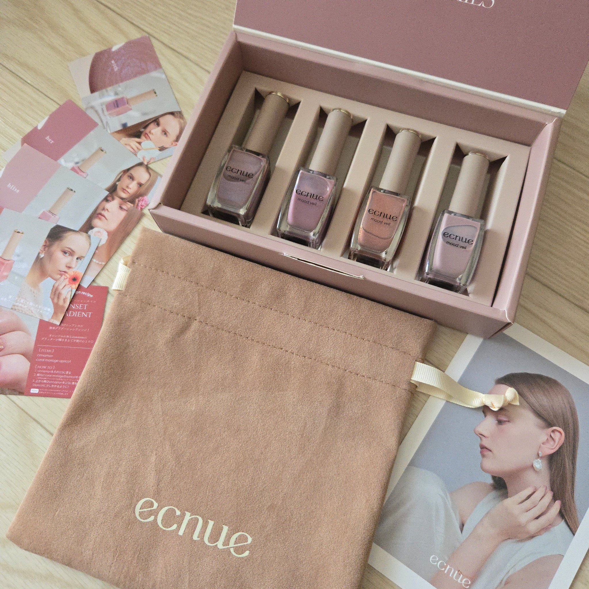 mood veil/ecnue/マニキュアを使ったクチコミ（2枚目）