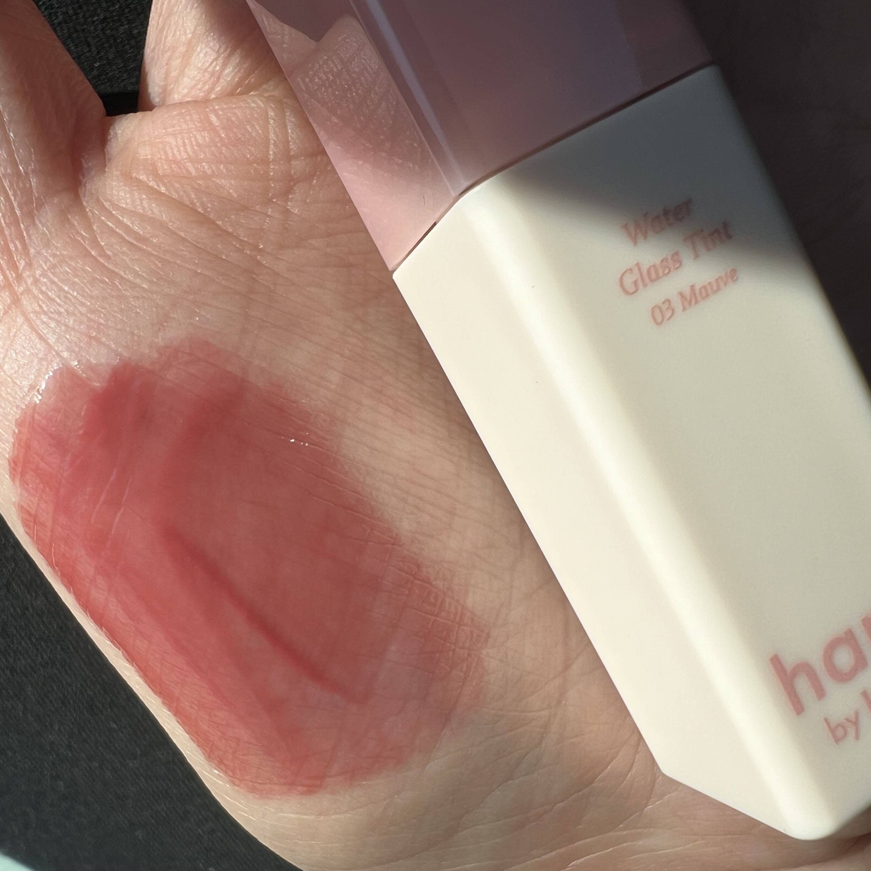 ウォーターグラスティント/hana by hince/口紅を使ったクチコミ（3枚目）