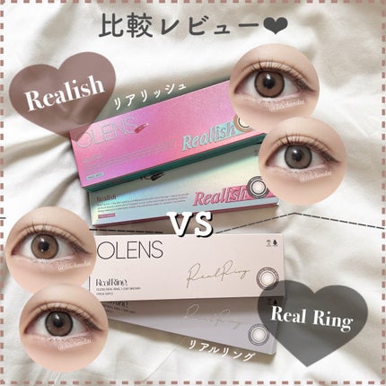 Real Ring 1day/OLENS/ワンデー(1DAY)カラコンを使ったクチコミ(1枚目)