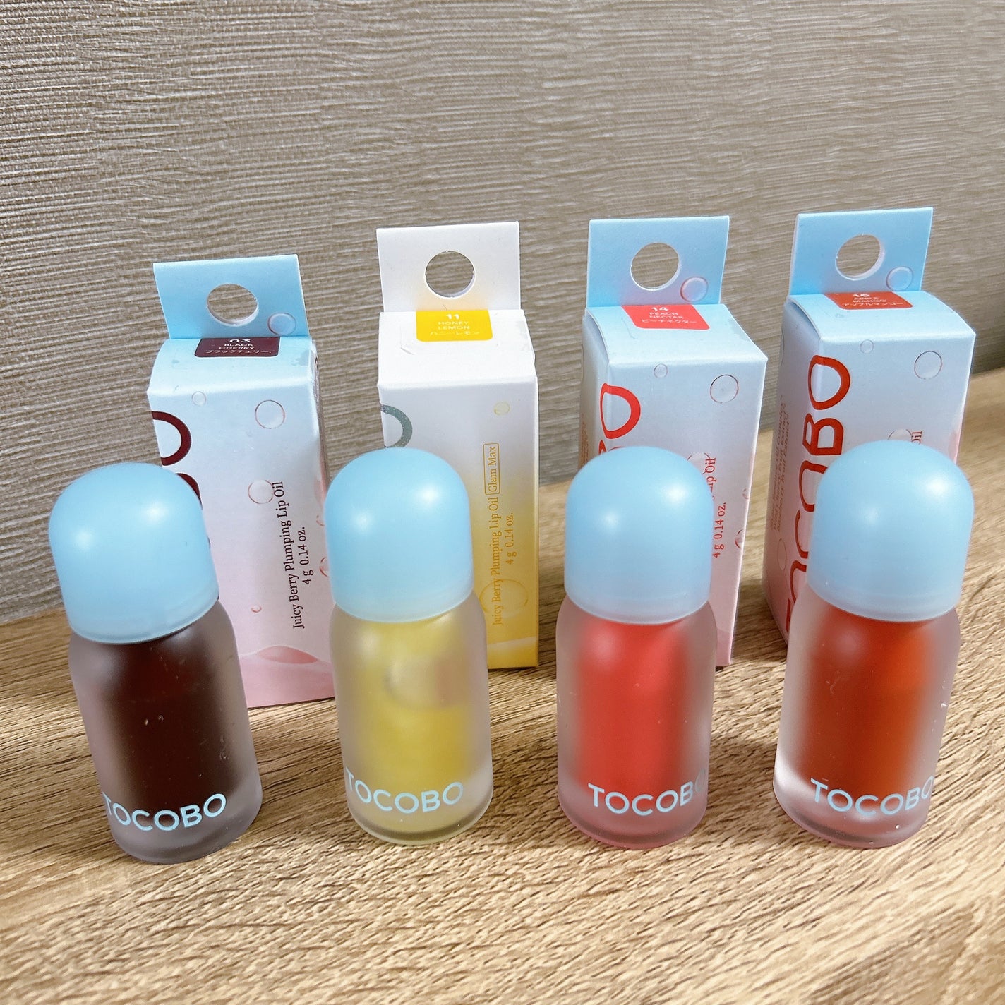 ジューシーベリープランピングリップオイル/TOCOBO/リップグロスを使ったクチコミ(3枚目)