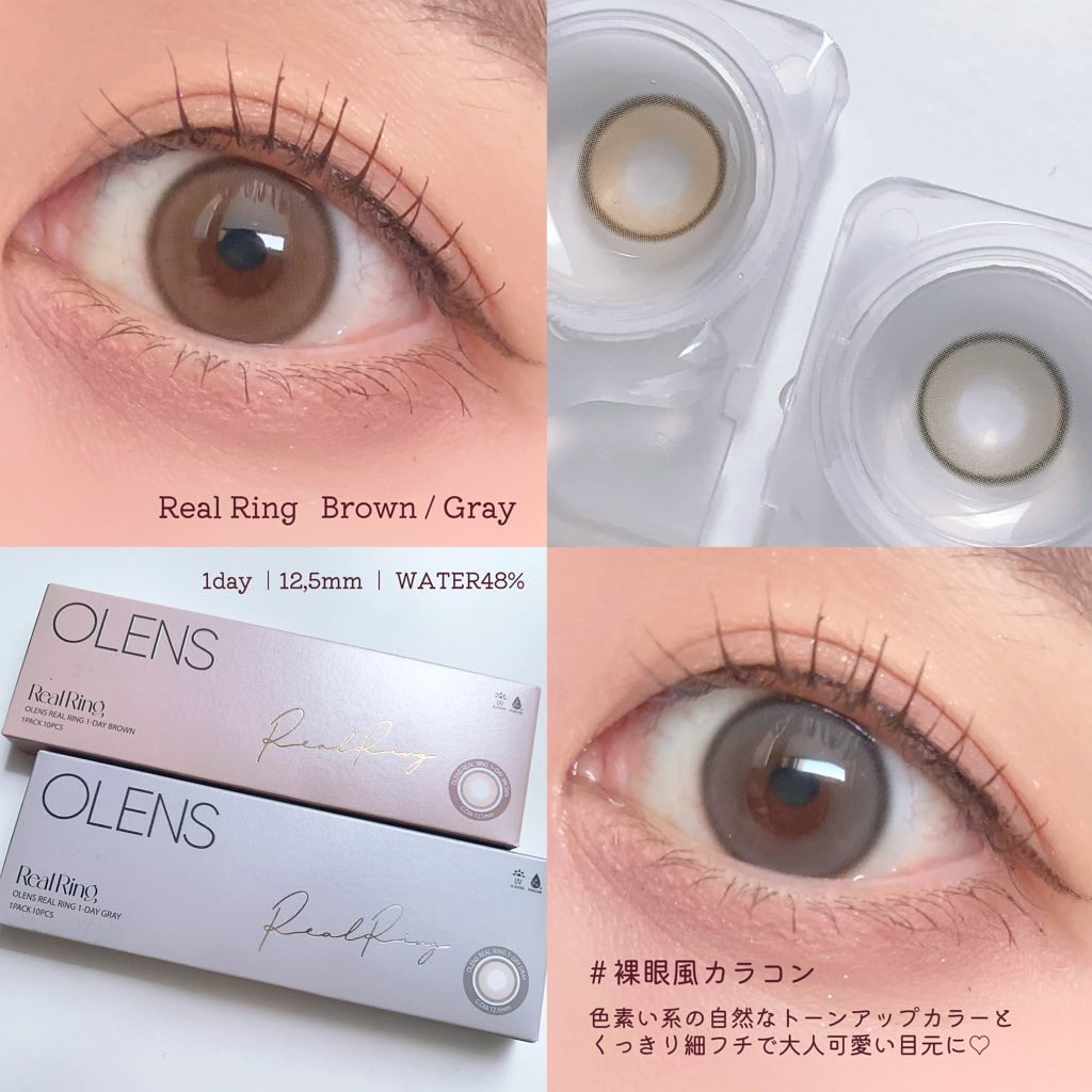 Real Ring 1day/OLENS/ワンデー（１DAY）カラコンを使ったクチコミ（3枚目）