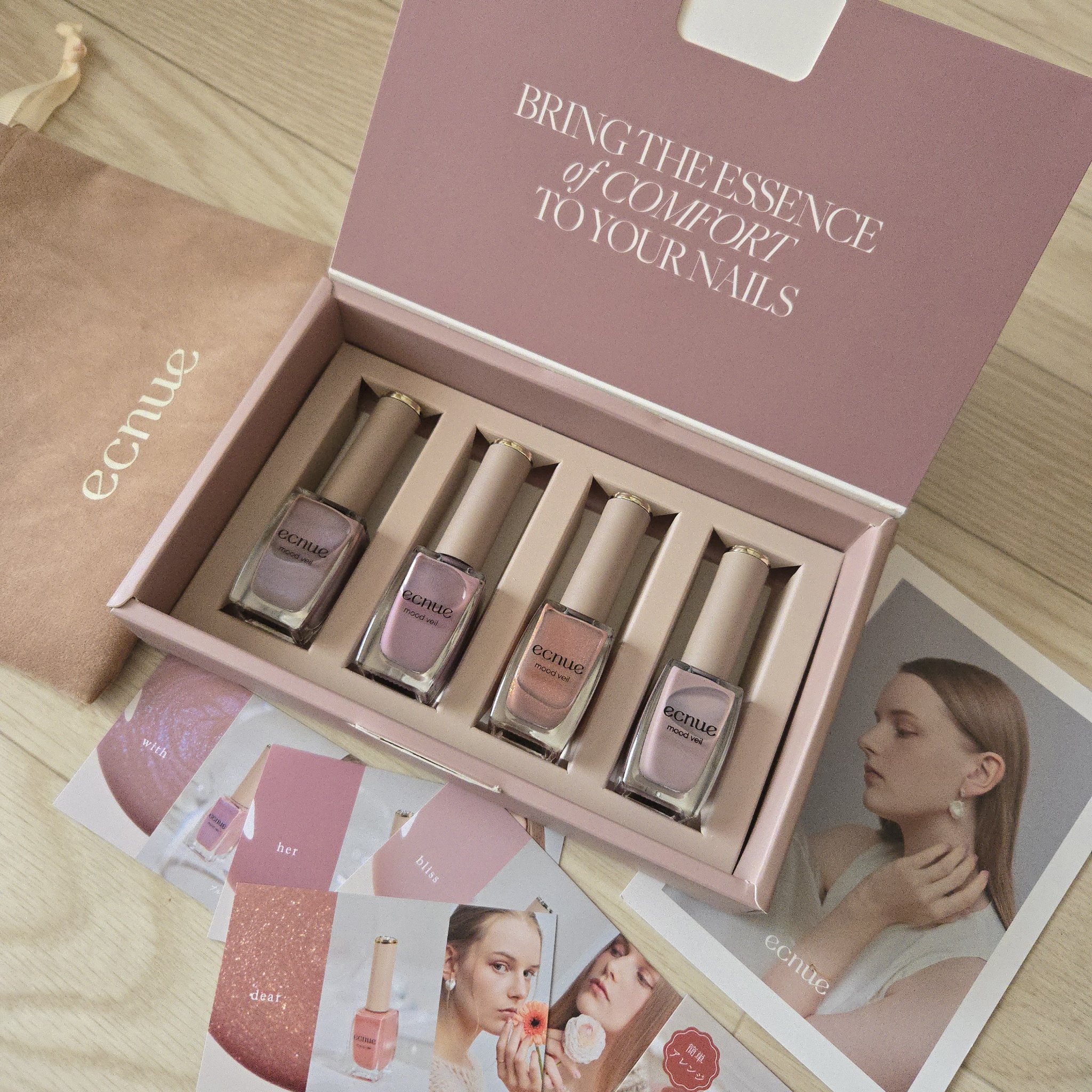 mood veil/ecnue/マニキュアを使ったクチコミ（1枚目）