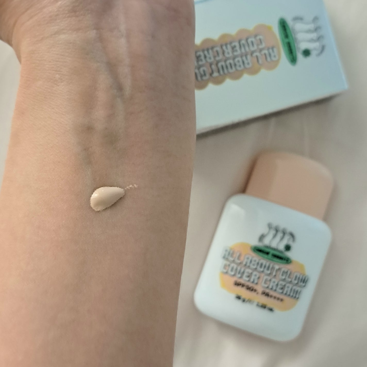 オールアバウトグロウカバークリーム/CHASIN'RABBITS/日焼け止めクリームを使ったクチコミ(3枚目)