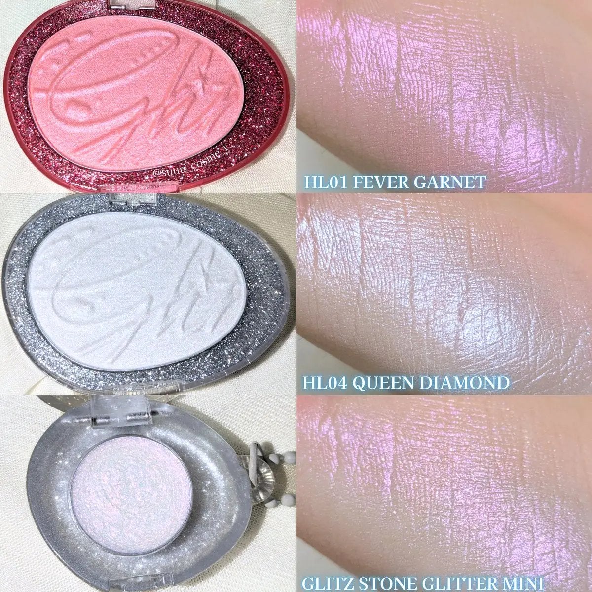 フィー グリッツストーンハイライター/fwee/パウダーハイライトを使ったクチコミ(2枚目)