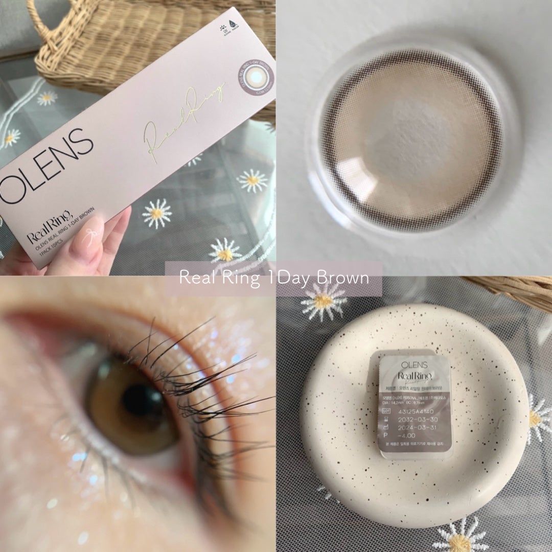 Real Ring 1day/OLENS/ワンデー(1DAY)カラコンを使ったクチコミ(5枚目)