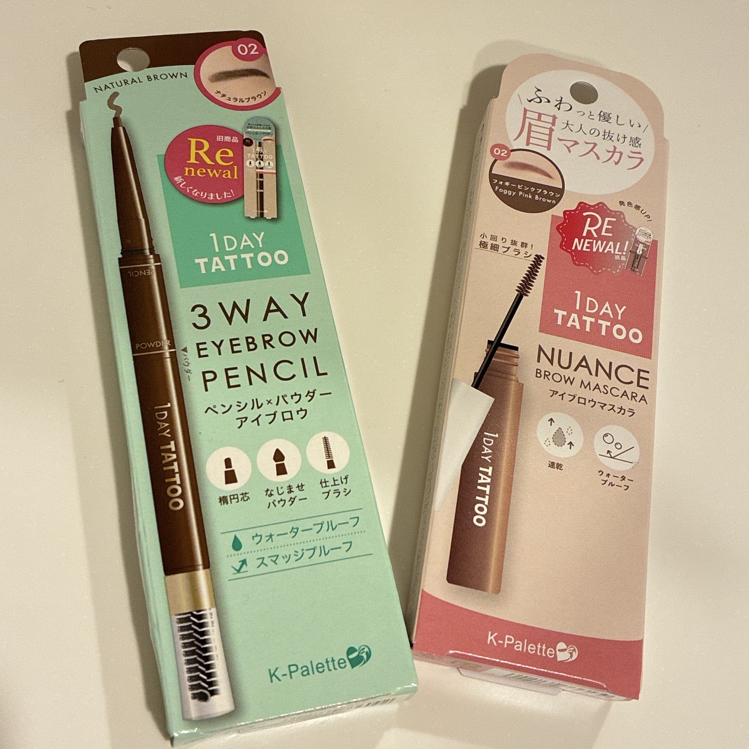 スリーウェイアイブロウペンシル 02 ナチュラルブラウン/K-パレット/アイブロウペンシルを使ったクチコミ（1枚目）