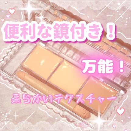 カラーミキシングコンシーラー/キャンメイク/パレットコンシーラーを使ったクチコミ(2枚目)