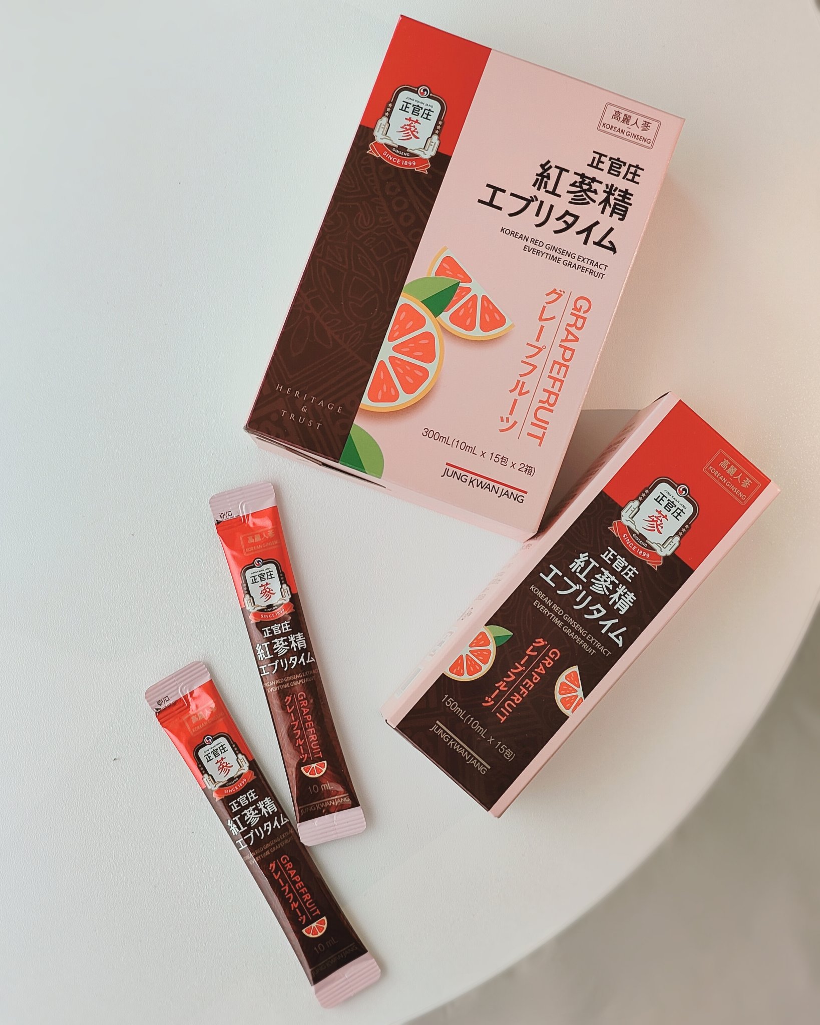 紅参精 エブリタイムグレープフルーツ/正官庄/健康サプリメントを使ったクチコミ（1枚目）