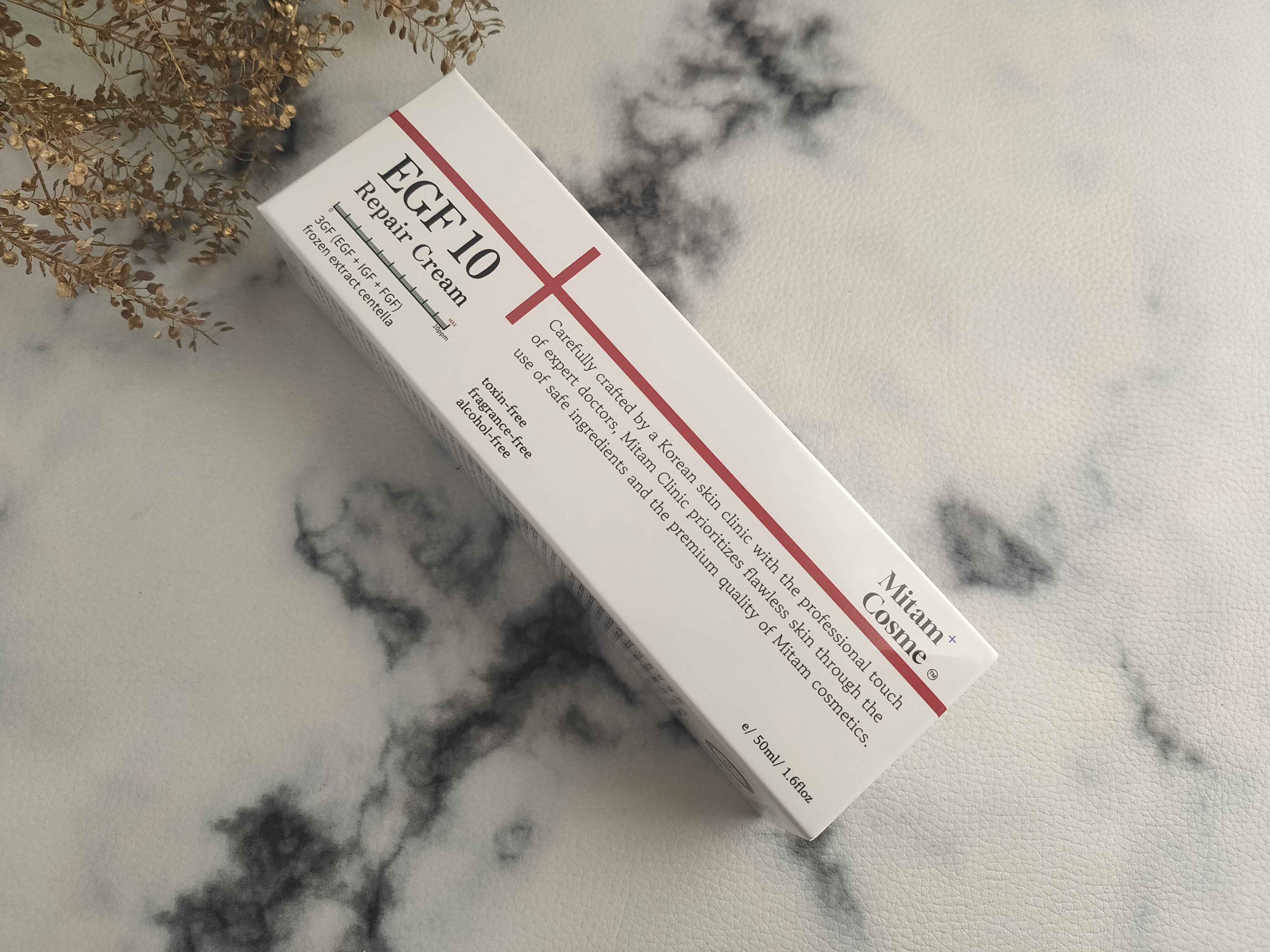 EGFクリーム/Mitam Clinic/フェイスクリームを使ったクチコミ（1枚目）