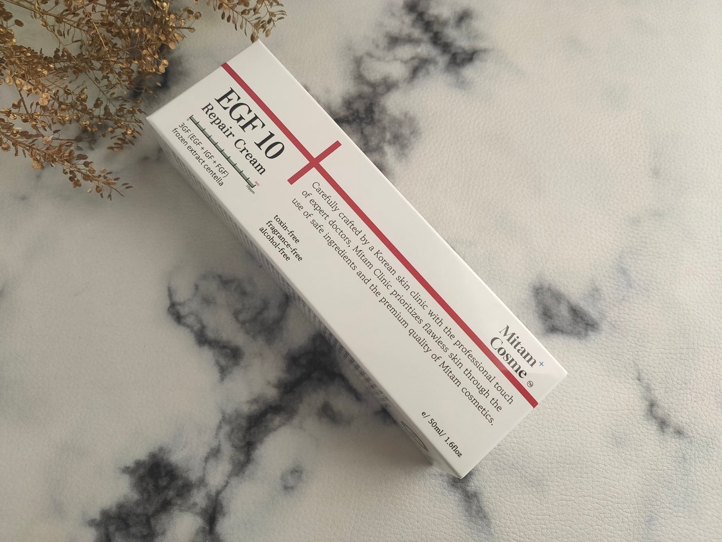 EGFクリーム/Mitam Clinic/フェイスクリームを使ったクチコミ(1枚目)