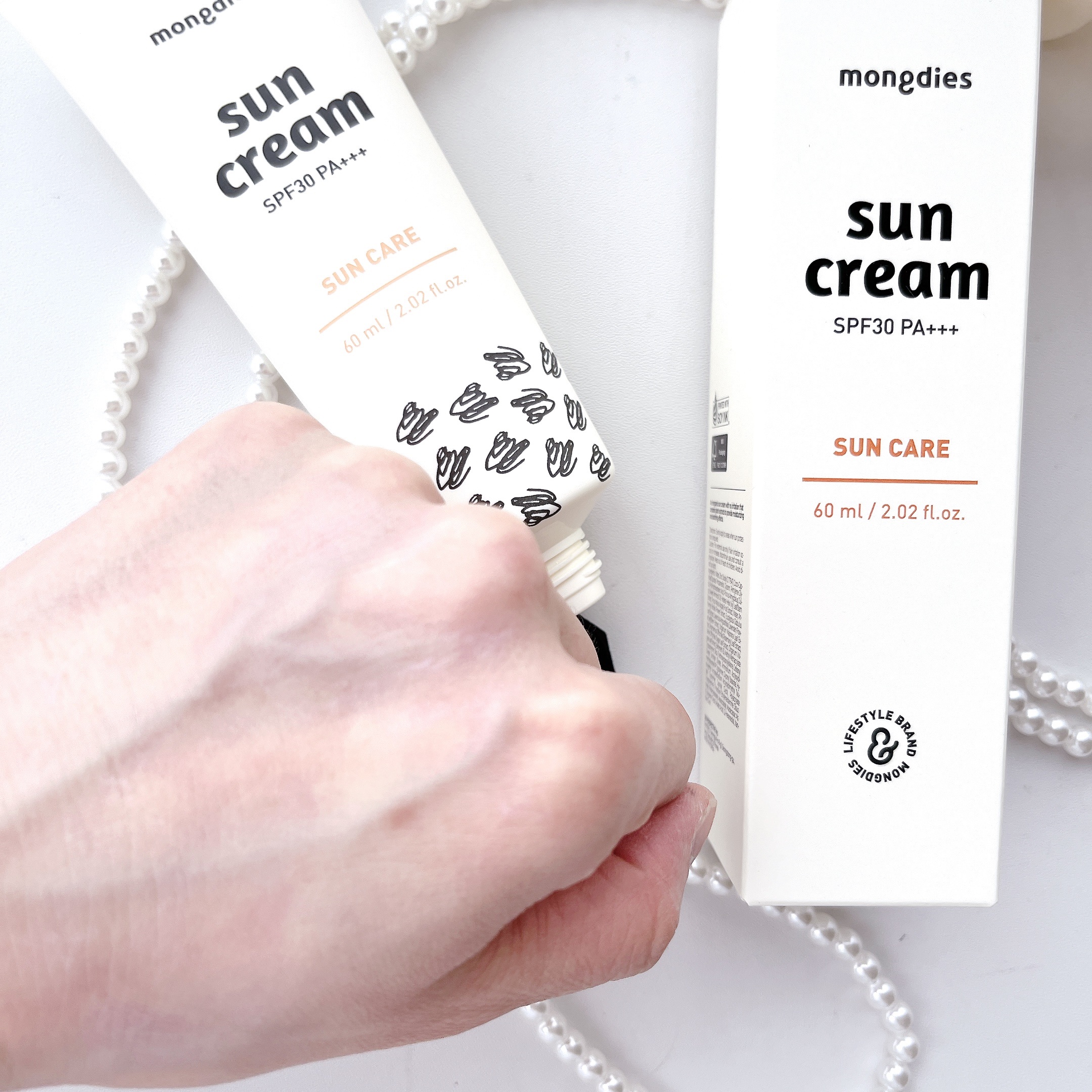 日焼け止めクッション SPF 43 PA+++/モンディエス/日焼け止めローションを使ったクチコミ（3枚目）