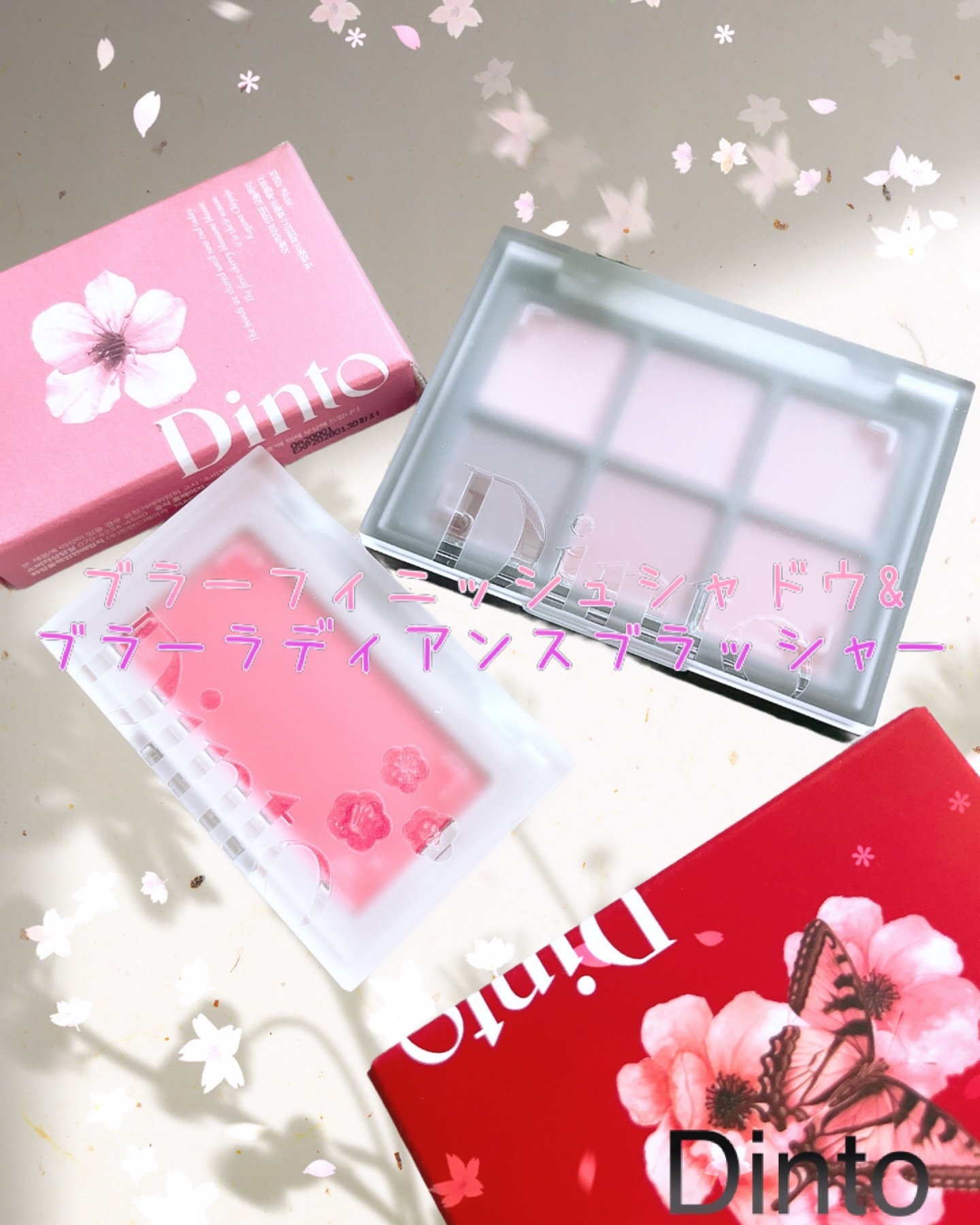 ブラーフィニシュシャドウパレット/Dinto/アイシャドウパレットを使ったクチコミ（1枚目）
