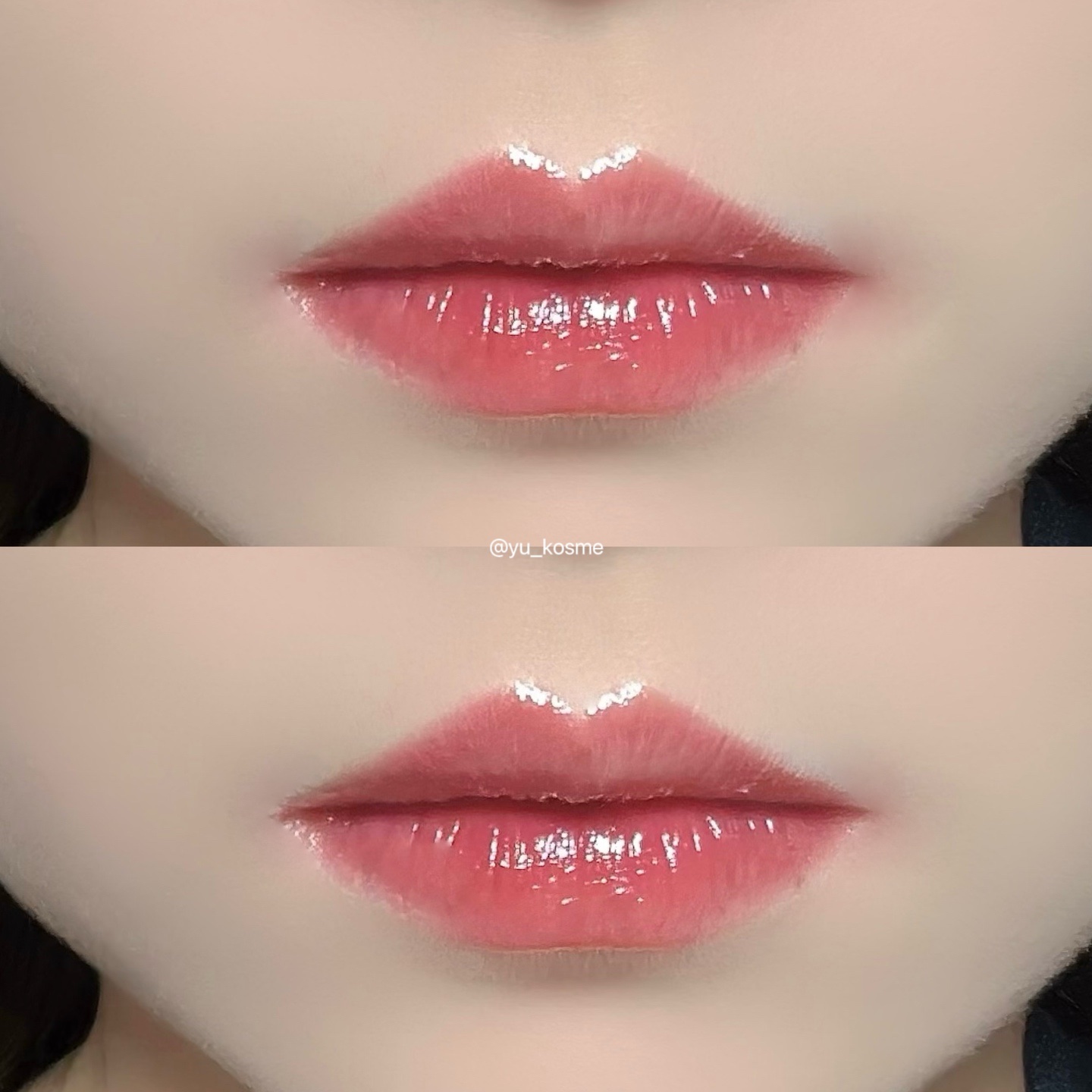 ムードインハンサーウォーターリキッドグロウ/hince/口紅を使ったクチコミ（3枚目）