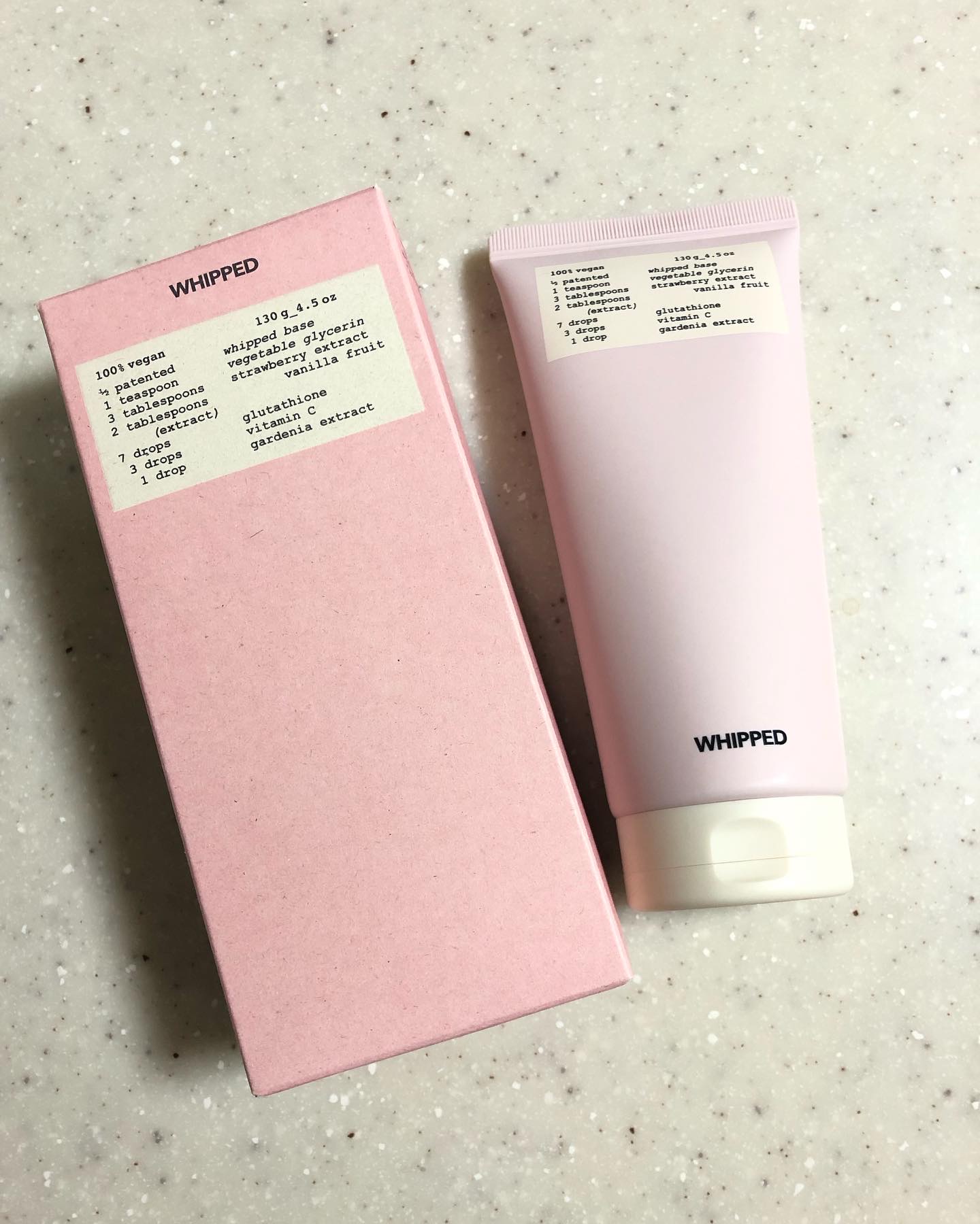 ヴィーガンパッククレンザーチューブ タルバ/WHIPPED/洗顔フォームを使ったクチコミ（1枚目）