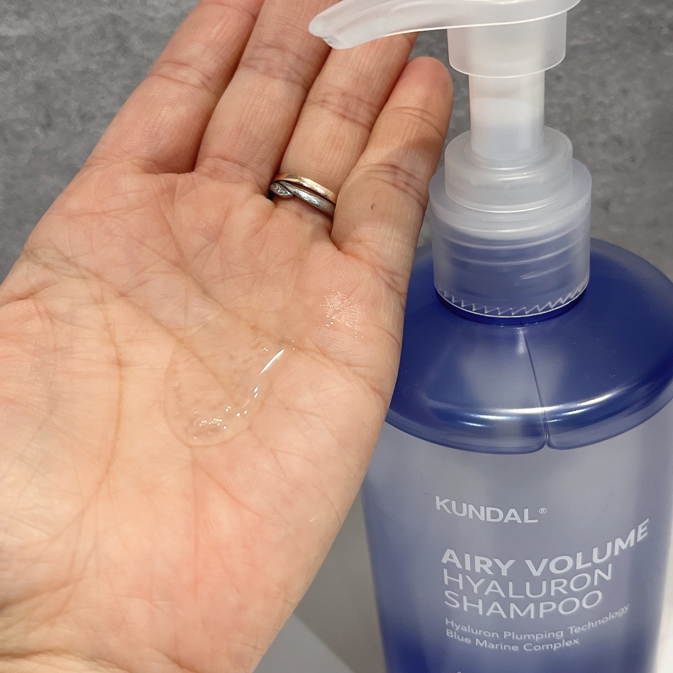 クンダル  エアリーボリュームヒアルロンシャンプー/トリートメント/KUNDAL/市販シャンプーを使ったクチコミ（3枚目）
