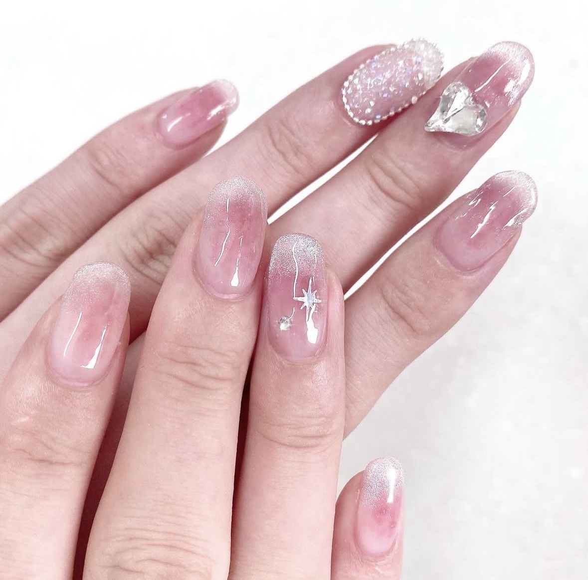 ジェルネイル（ライト対応）/セリア/ジェルネイルを使ったクチコミ（1枚目）