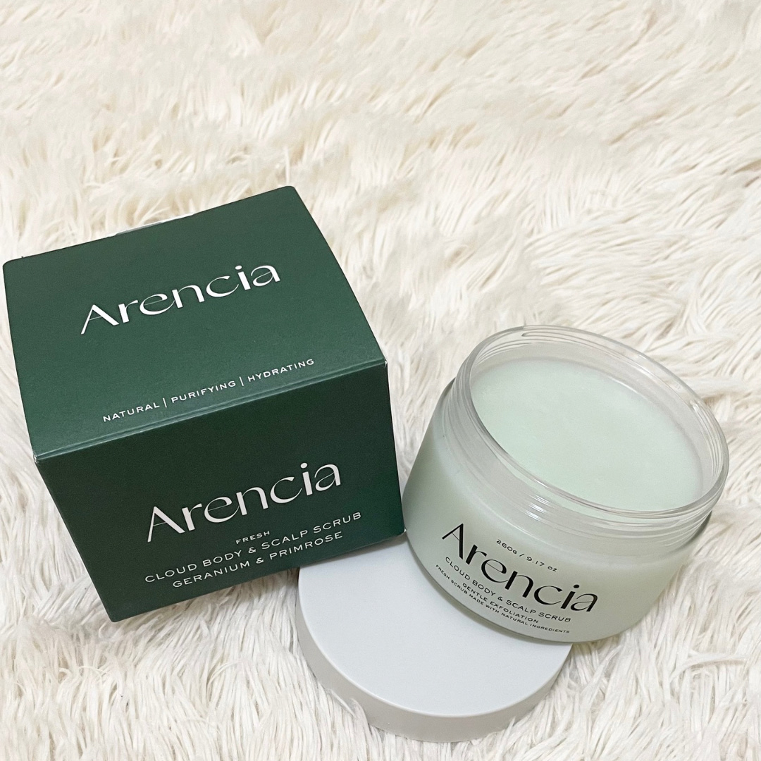 フレッシュクラウドスクラブ ゼラニウム&プリムローズ/アレンシア/ボディスクラブを使ったクチコミ（1枚目）