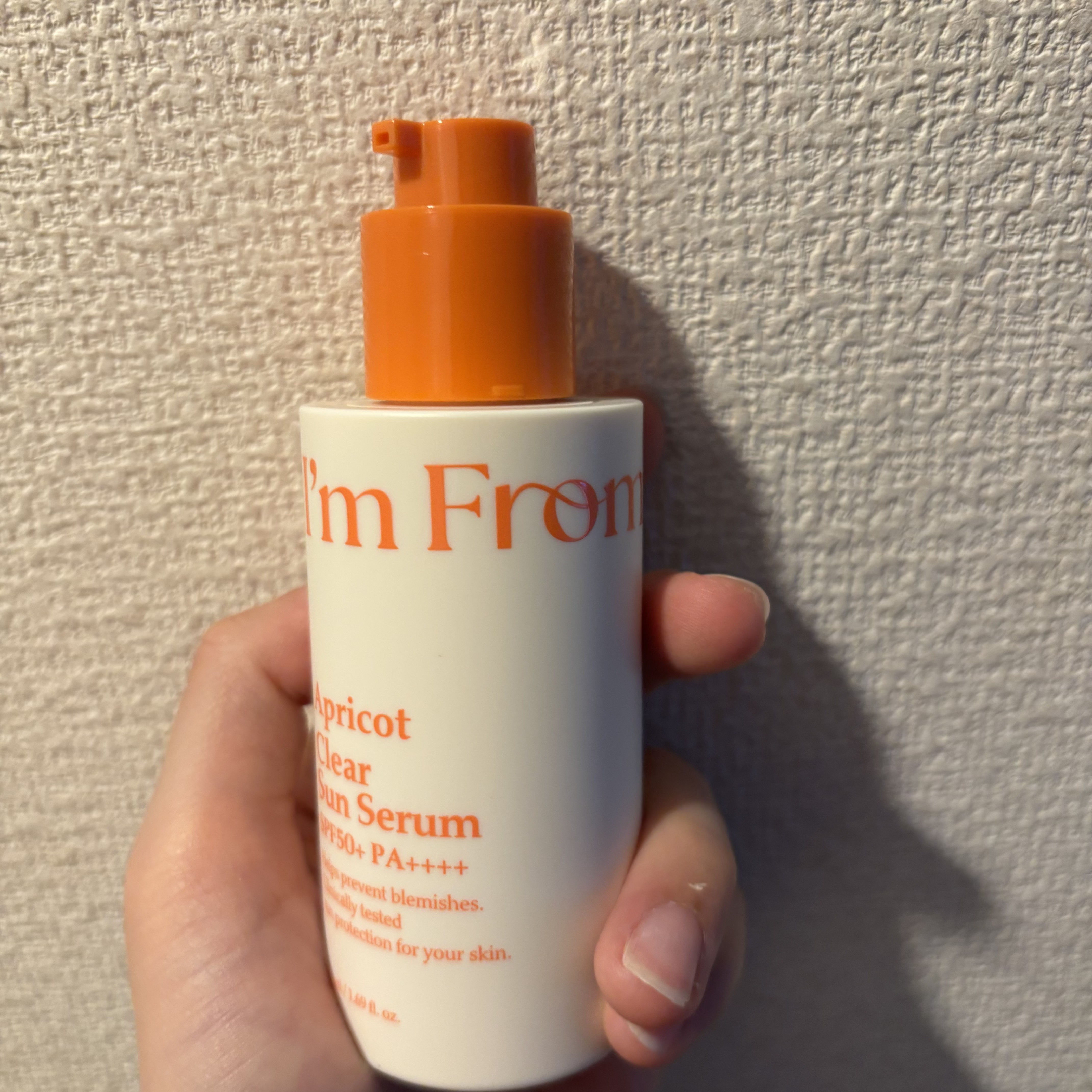アプリコットクリアサンセラム/I'm from/日焼け止めローションを使ったクチコミ（2枚目）