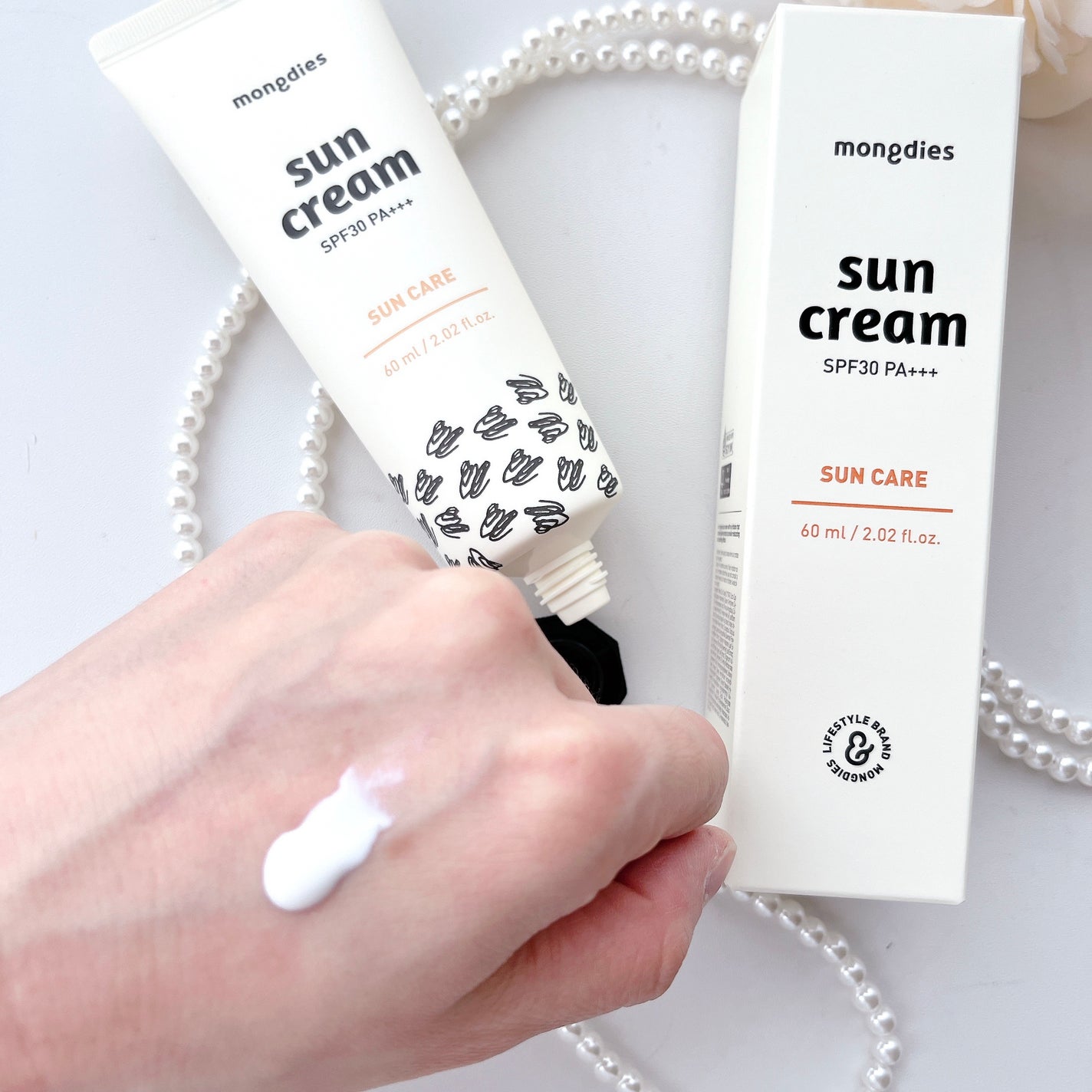 日焼け止めクッション SPF 43 PA+++/モンディエス/日焼け止めローションを使ったクチコミ(2枚目)